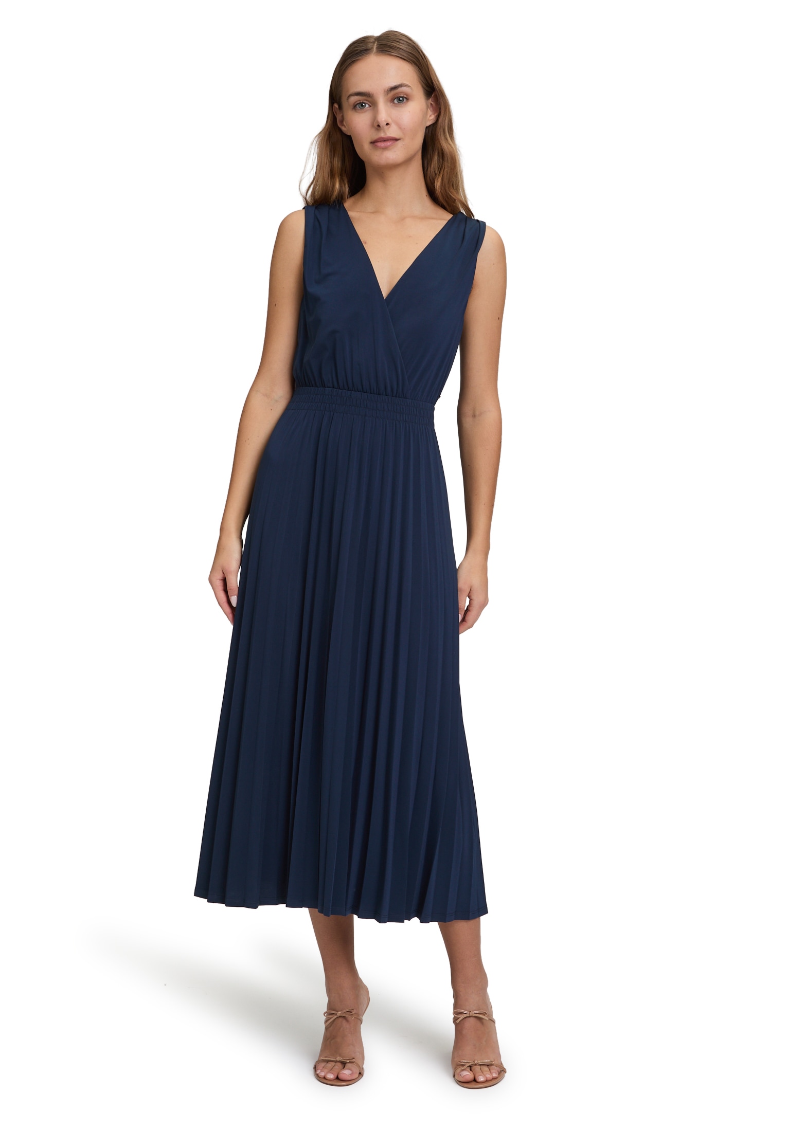 Betty&Co Plisseekleid »Betty & Co Damen Sommerkleid Plisseekleid ohne Arm«, Plissee