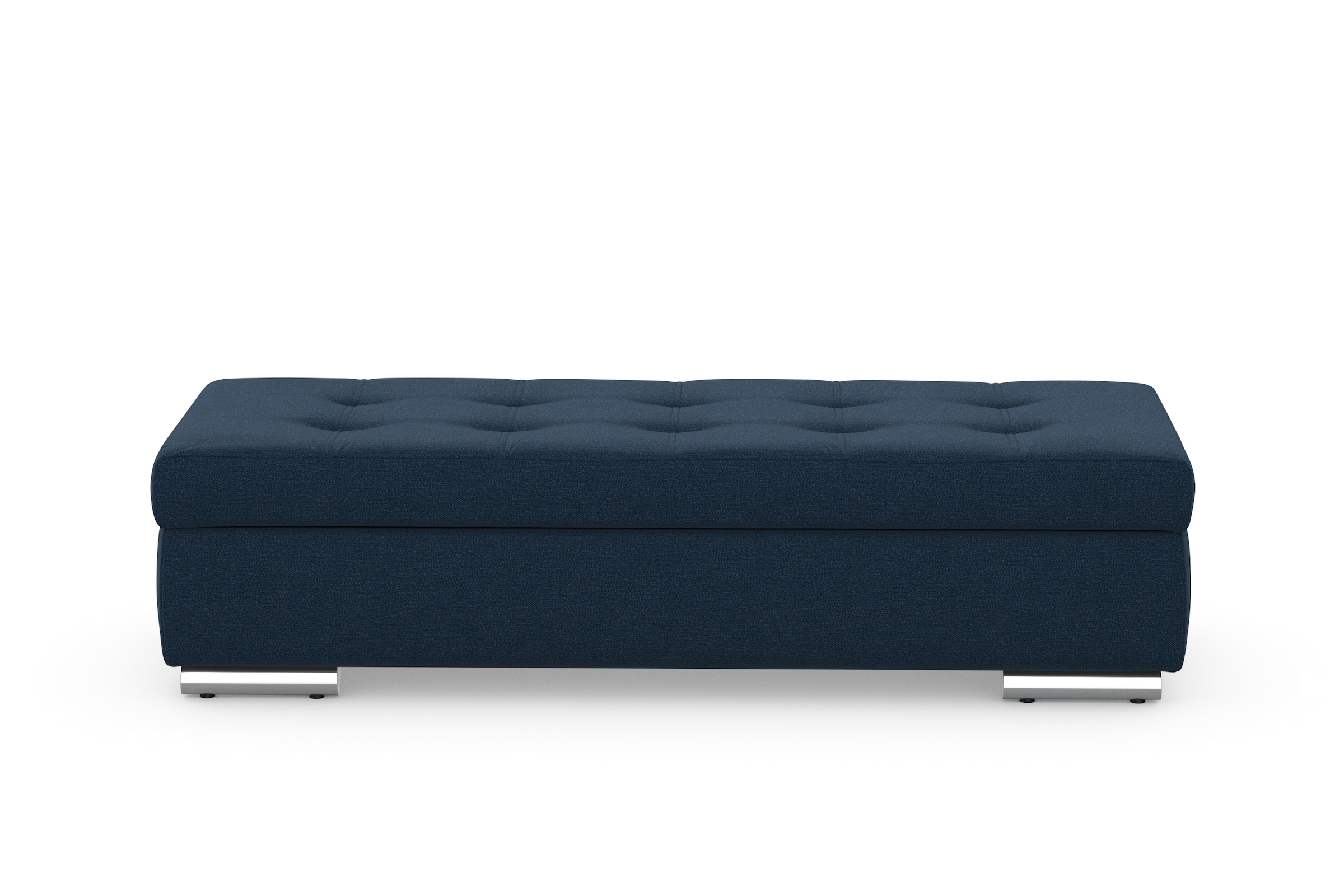 DOMO collection Hocker »Treviso XXL: B/T/H: 161/60/41 cm«, mit Stauraum, auch in Cord, passend zur Serie, moderne Steppung
