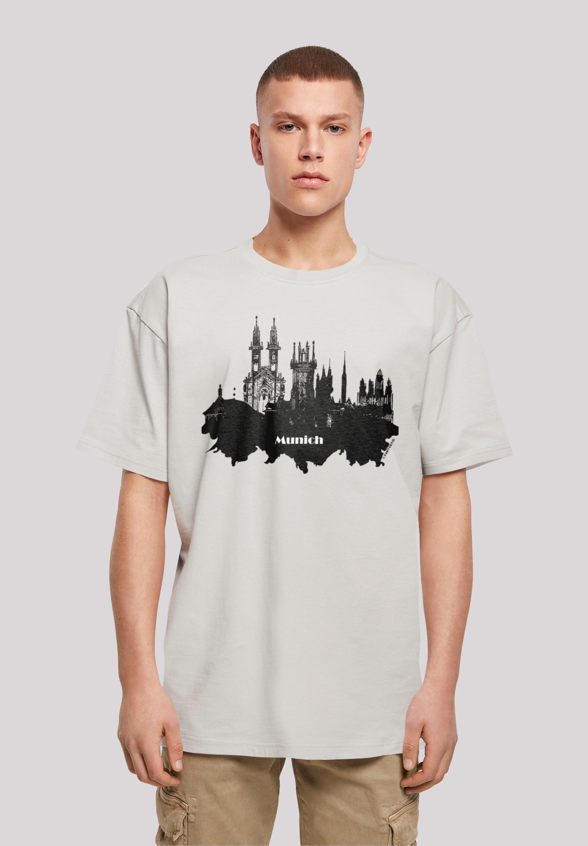 Print ▷ BAUR | skyline«, für T-Shirt F4NT4STIC Collection - Munich »Cities