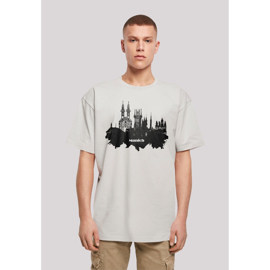 F4NT4STIC T-Shirt »Cities Collection - Munich skyline«