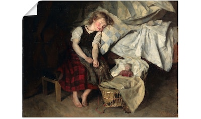 Artland Wandbild »Siebenschläfer. 1871«, Kind, (1 St.), in vielen Größen &... kaufen