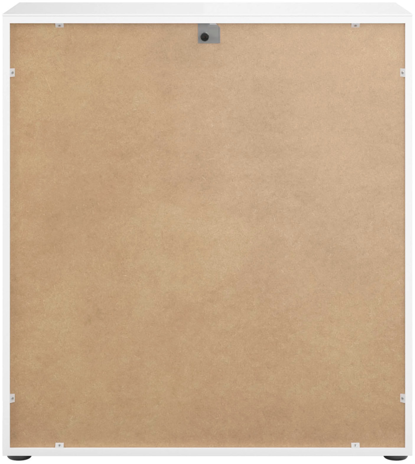 Manjana Möbel Kommode »Kommode mit Chrom oder Schwarz matten Metallgriffen«