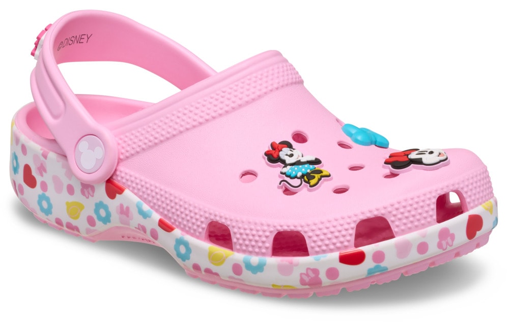 CROCS Kinder Clog "Kids' Minnie Mouse and Friends Classic Clog", Gr. 38rosa, Croslite , Schuhe, Hausschuh mit Jibbitz -Ansteckern mit