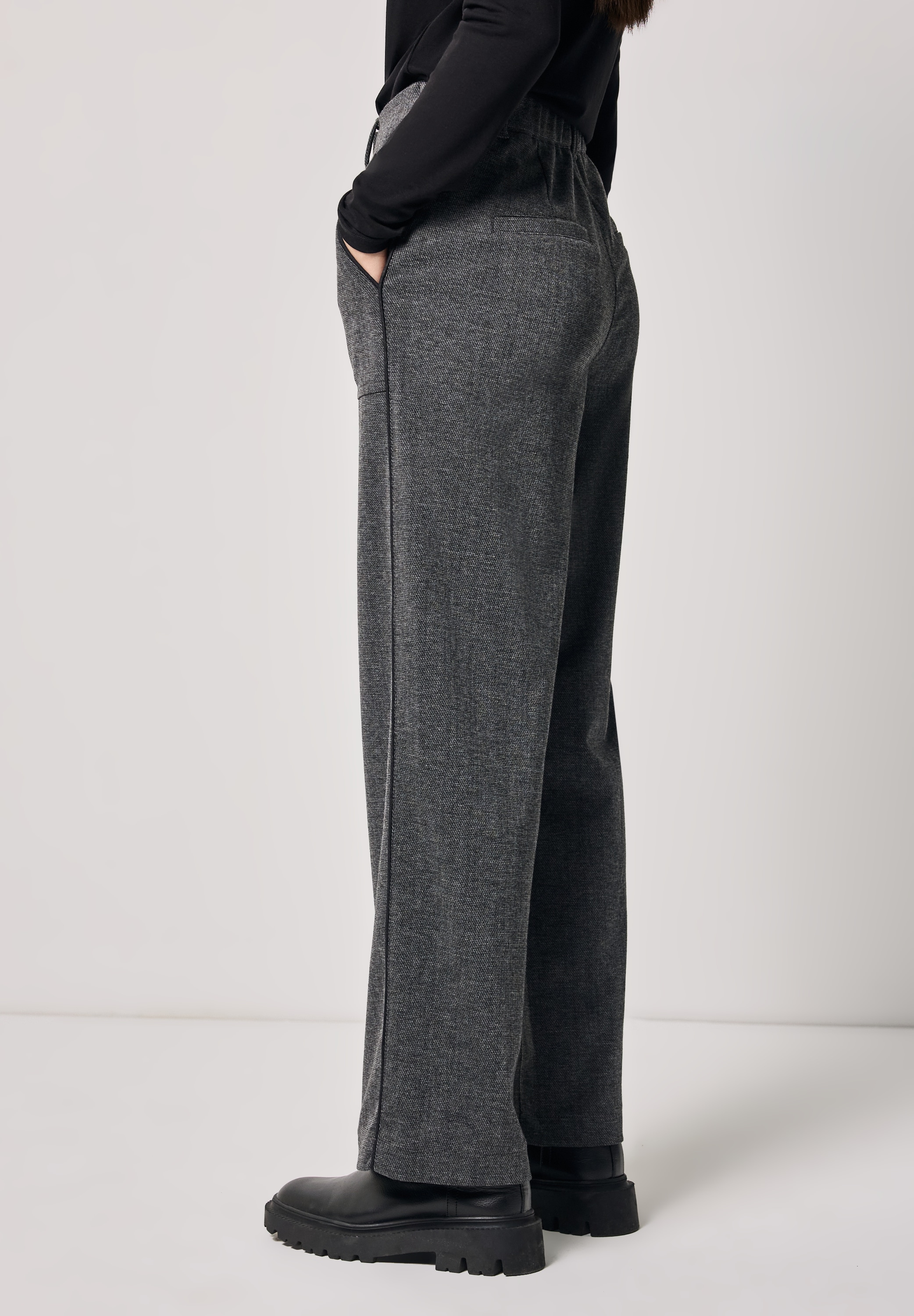 STREET ONE STUDIO Stoffhose, High Waist
