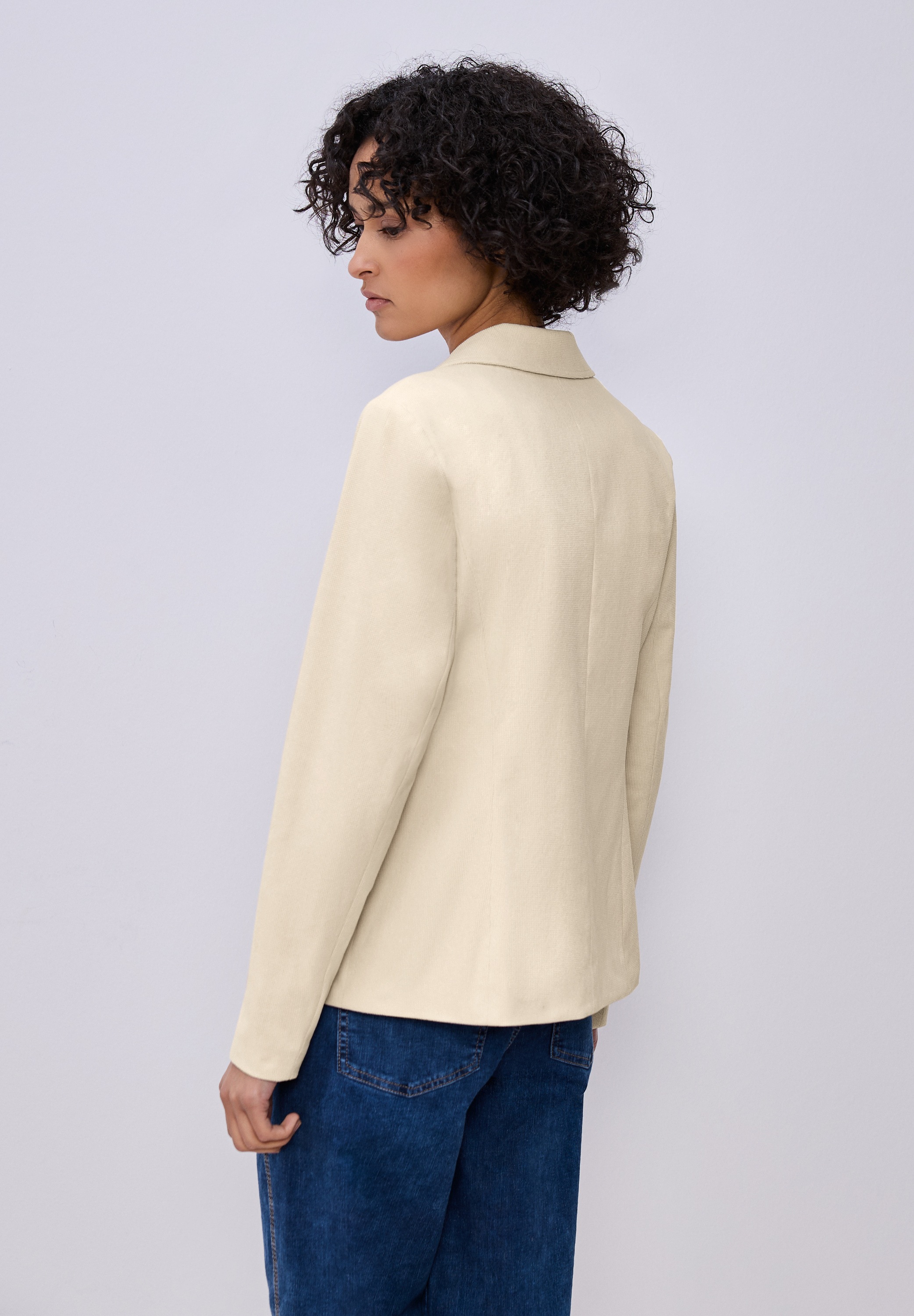 STREET ONE Longblazer im langen Schnitt mit Struktur günstig online kaufen