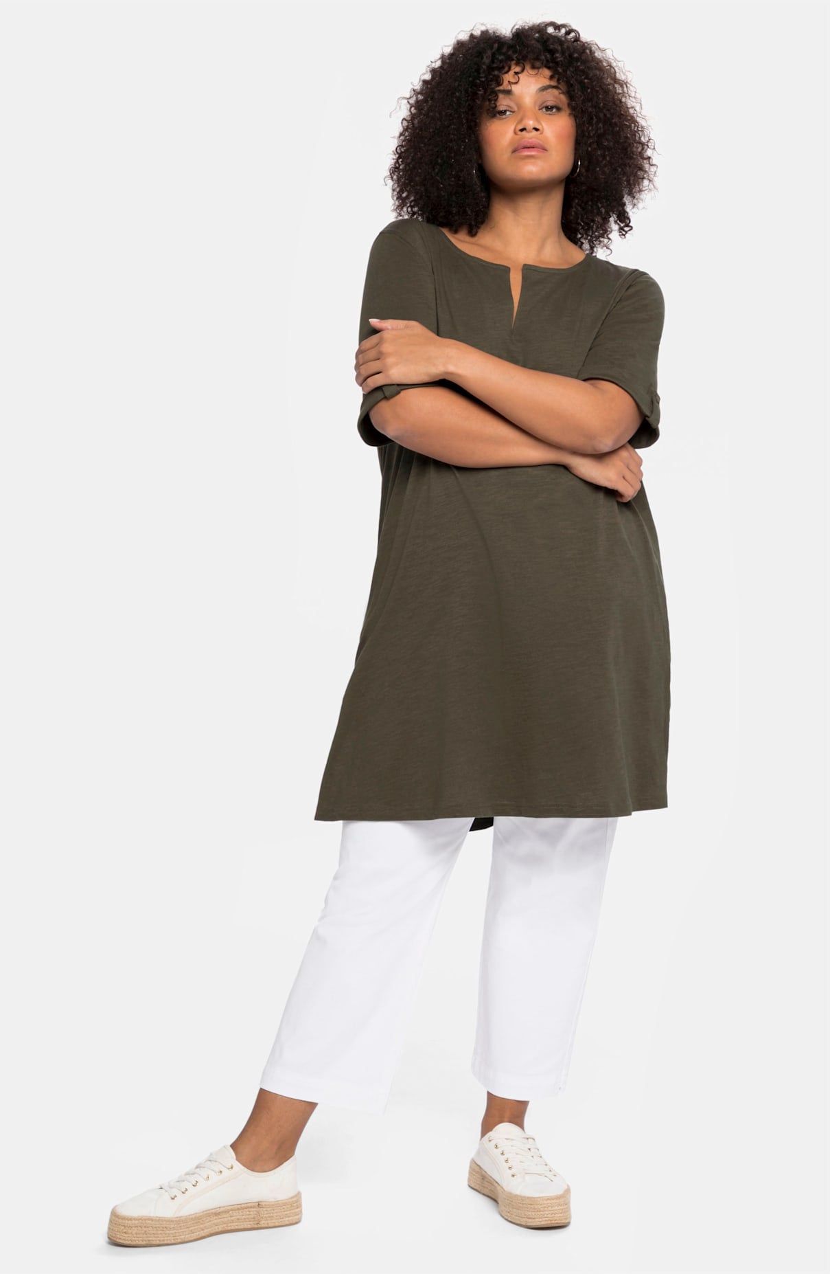 Sheego Longshirt "Longshirt", 1 Stk. günstig online kaufen