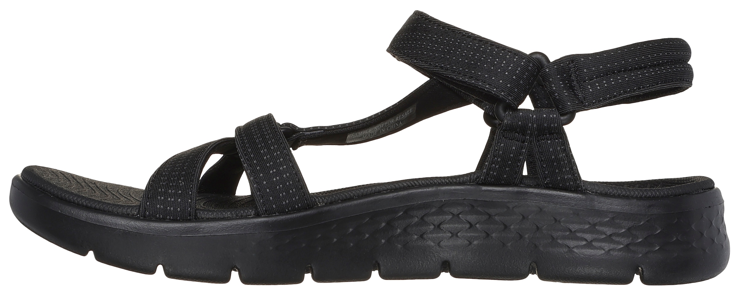 Skechers Sandale »GO WALK FLEX SANDAL-SUBLIME-X«, Sommerschuh, Sandalette, Klettschuh, mit Goga Mat Footbed