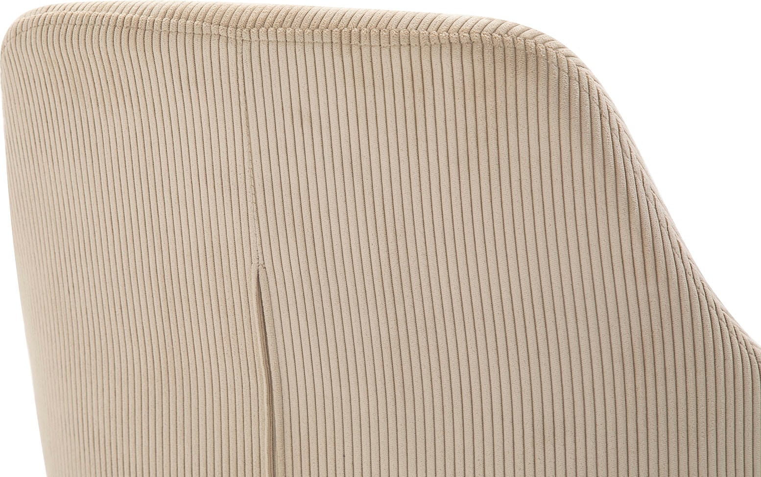 SalesFever Armlehnstuhl »Komfortabler Esszimmerstuhl im zeitlosen Design« (Set) 2 Stk.Bezug in Cord-Optik