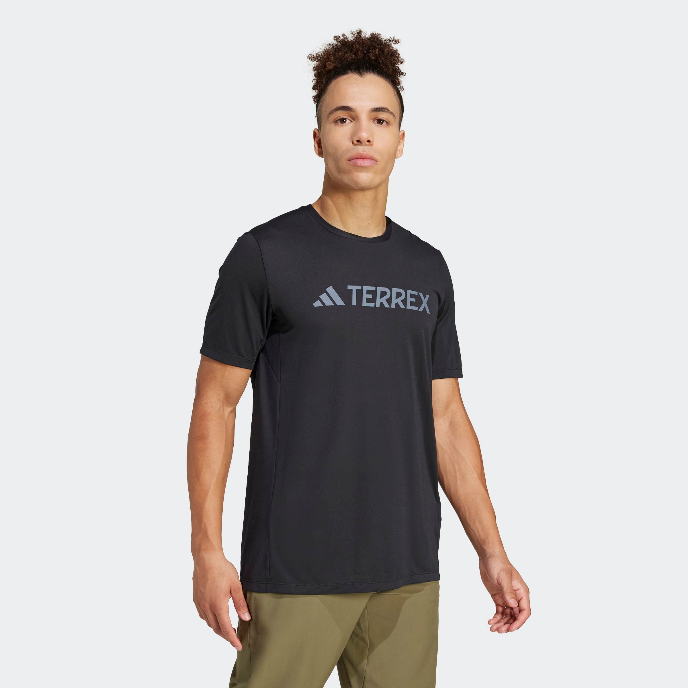 adidas TERREX "MULTI CLIMACOOL LOGO TECH" sportliches Funktionsshirt, ohne Verschluss, aus Polyester