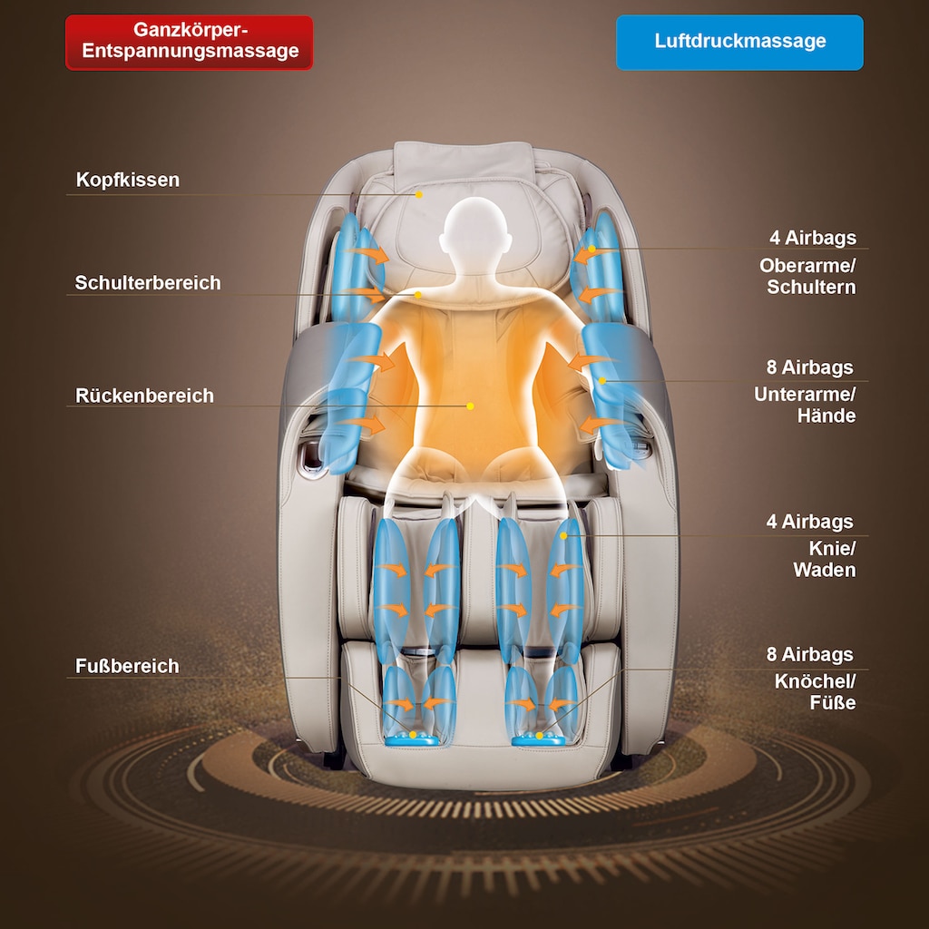 MAXXUS Massagesessel »MX 10.0 Zero«