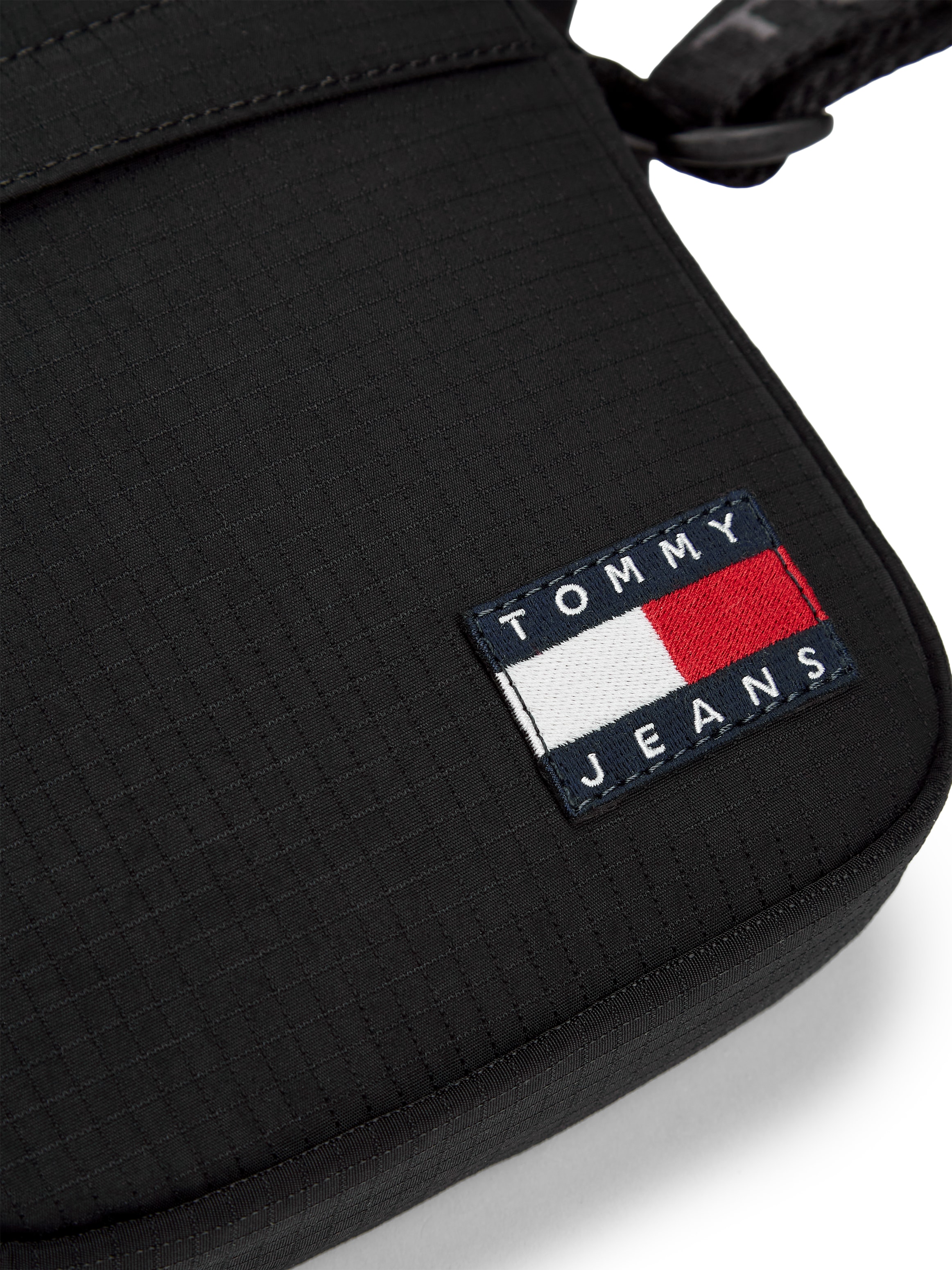 Tommy Jeans Umhängetasche »TJM ESS DAILY RIPSTOP REPORTER« Unisex Schultertasche, Crossbodybag mit Logo-Aufnäher