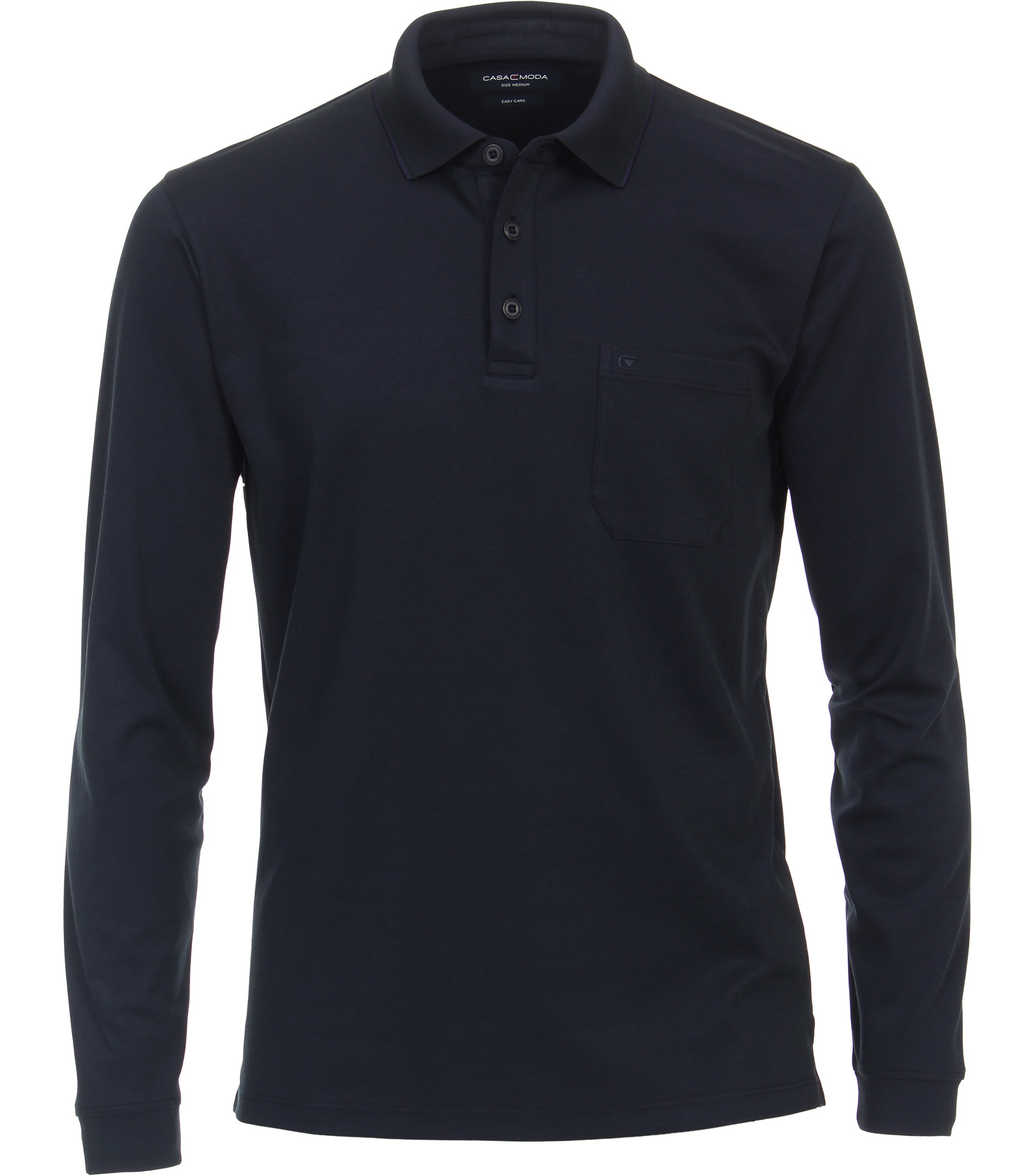 Langarm-Poloshirt »CASAMODA Polo-Shirt Langarm uni«