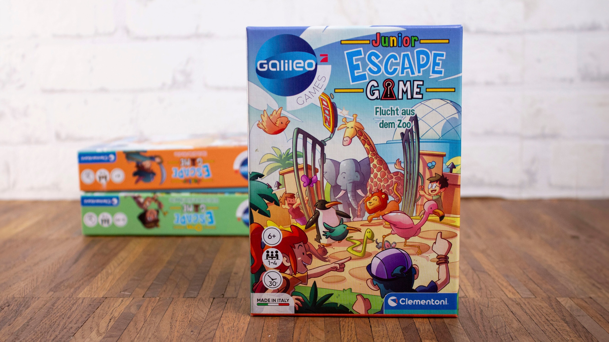 Clementoni Galileo Escape Game Junior – Évasion du Zoo – Jeu d