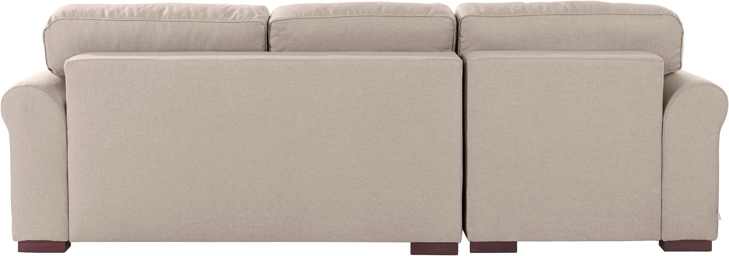 Home affaire Ecksofa »Broughton L-Form«, weicher Sitzkomfort, incl. 4 Zierkissen, Keder