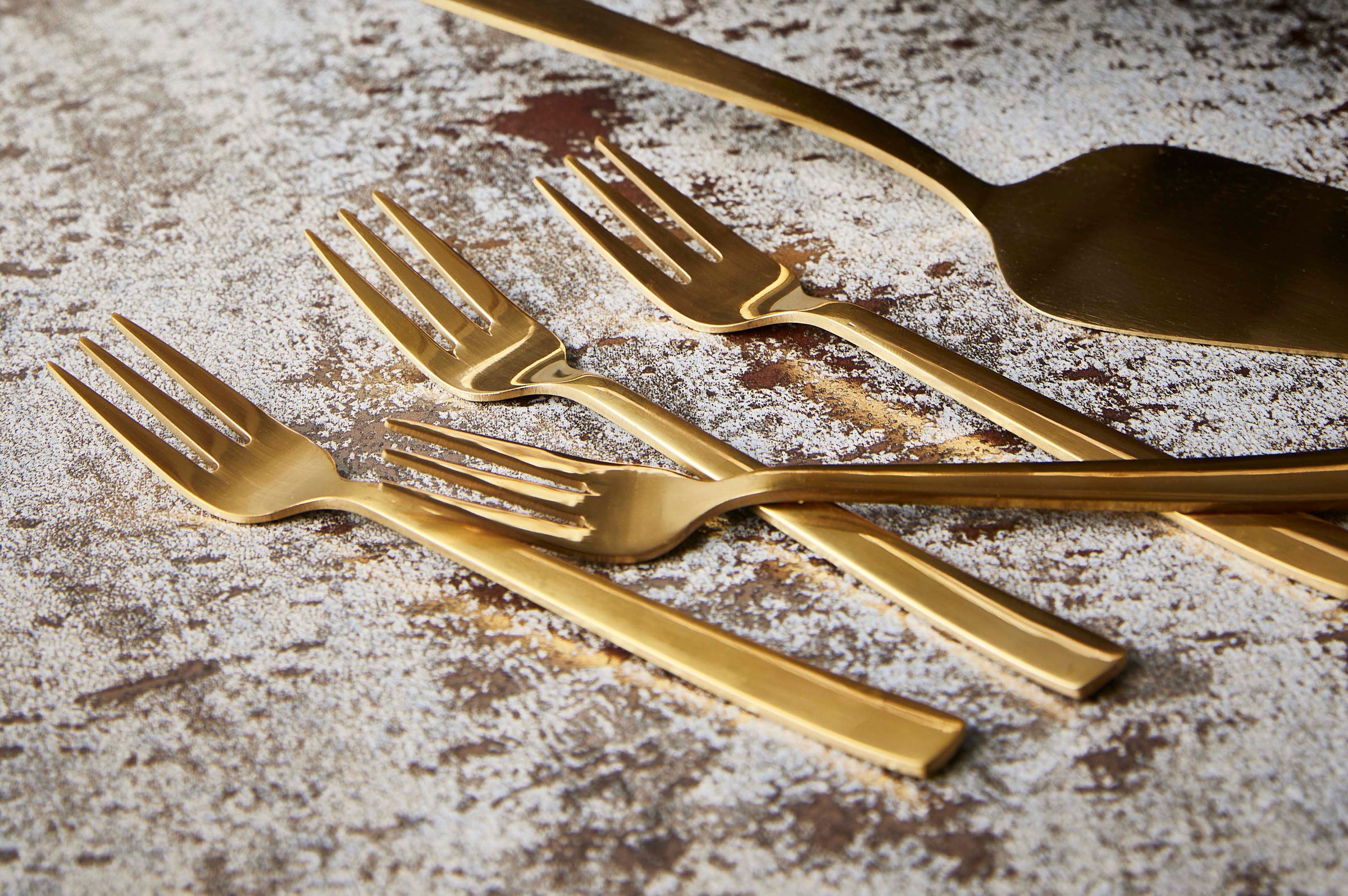 aida RAW Besteck-Set "RAW" Kuchengabeln, PVD-beschichtet günstig online kaufen