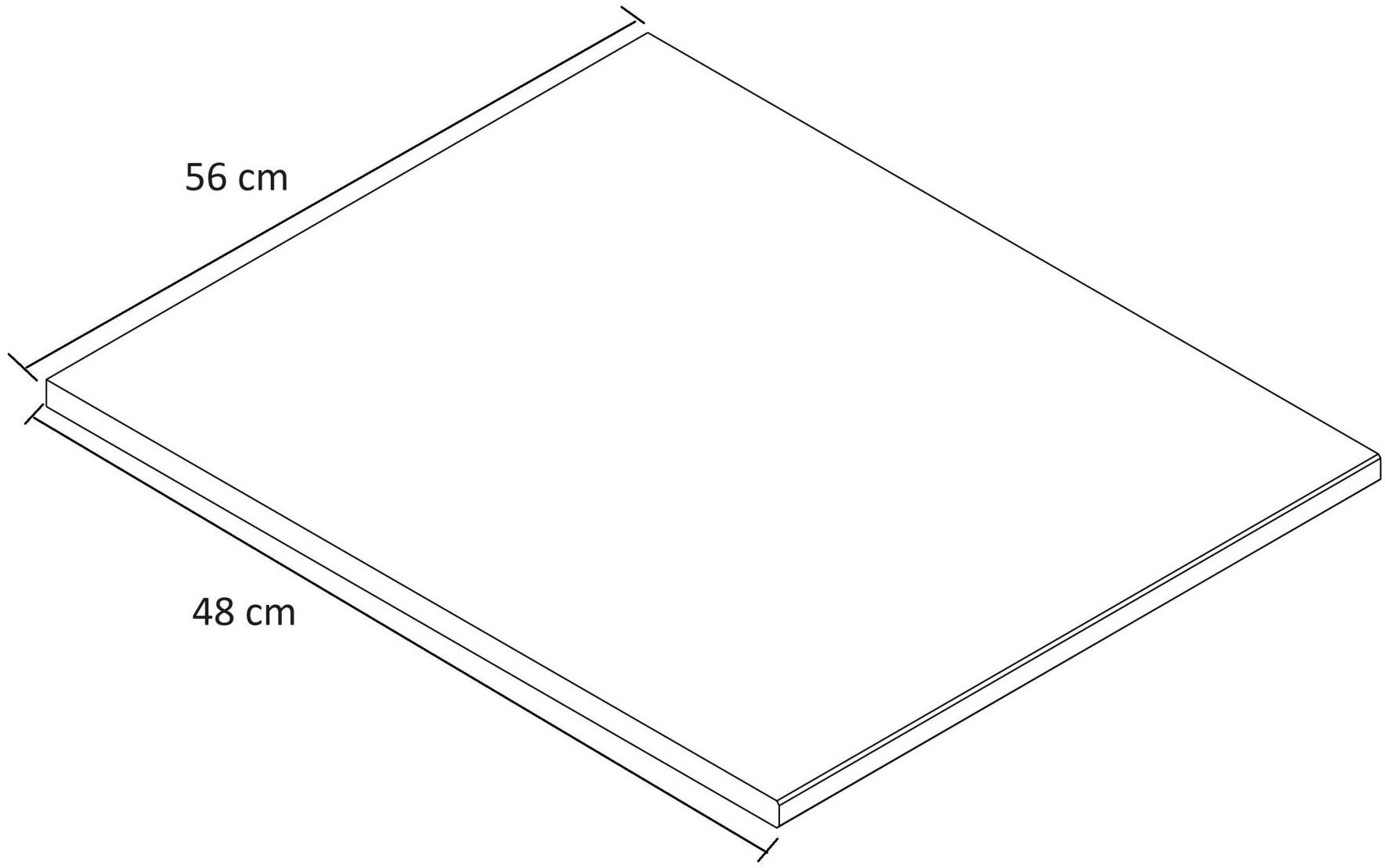 OTTO home Einlegeboden "Hällevik Inneneinteilung, Stauraum, Zubehör für Schränke," Einlegeboden für Trennwand Hällevik 98 cm Breit/ Schrank mit 3 Türen