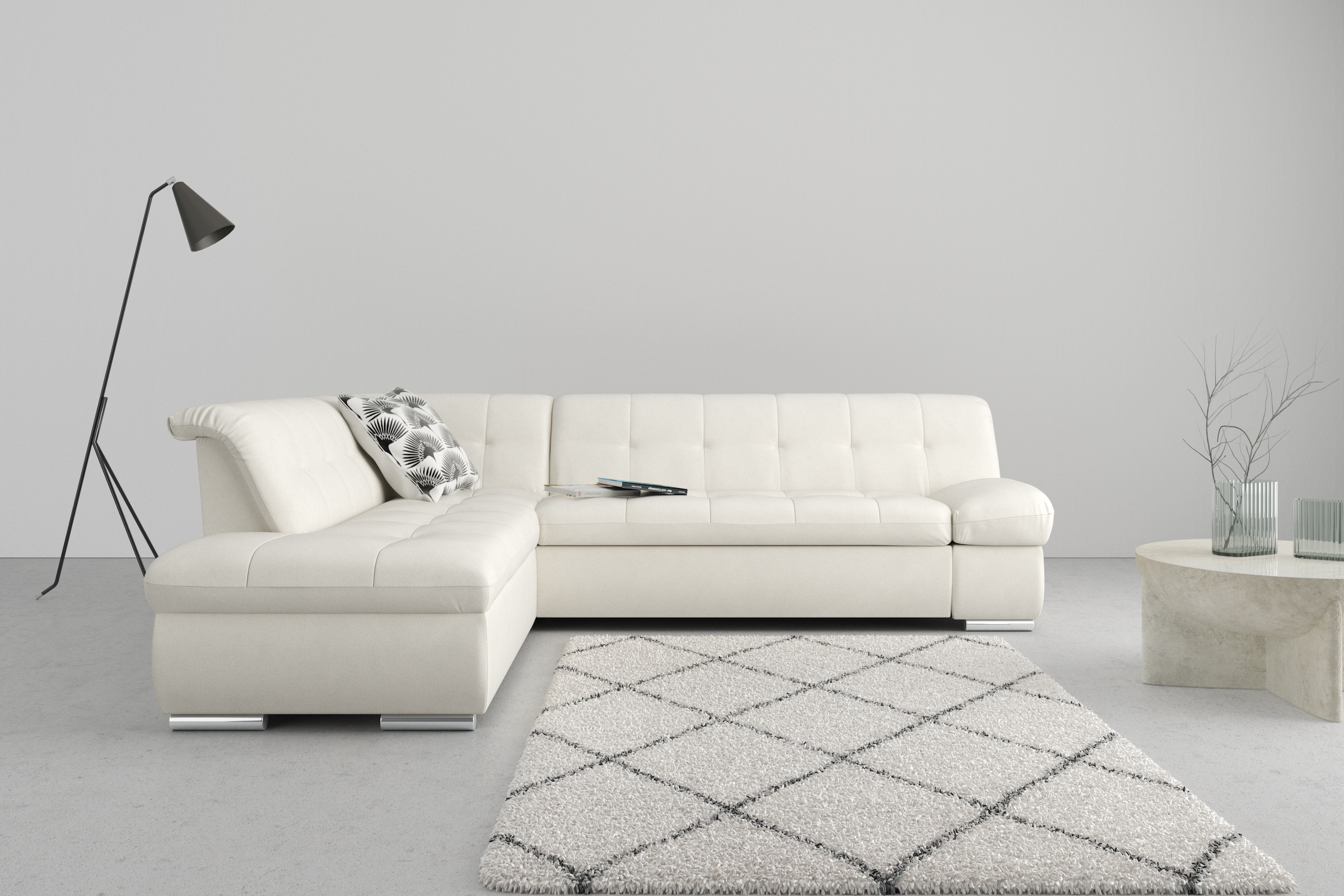 DOMO collection Ecksofa "Mona L-Form bequem und komfortabel, Breite 271cm, günstig online kaufen