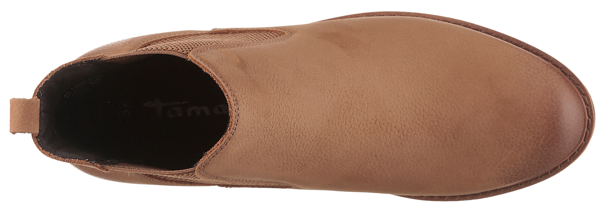 Tamaris Chelseaboots, Blockabsatz, Stiefelette, Businesschuh, Schlupfboots, Anziehlasche