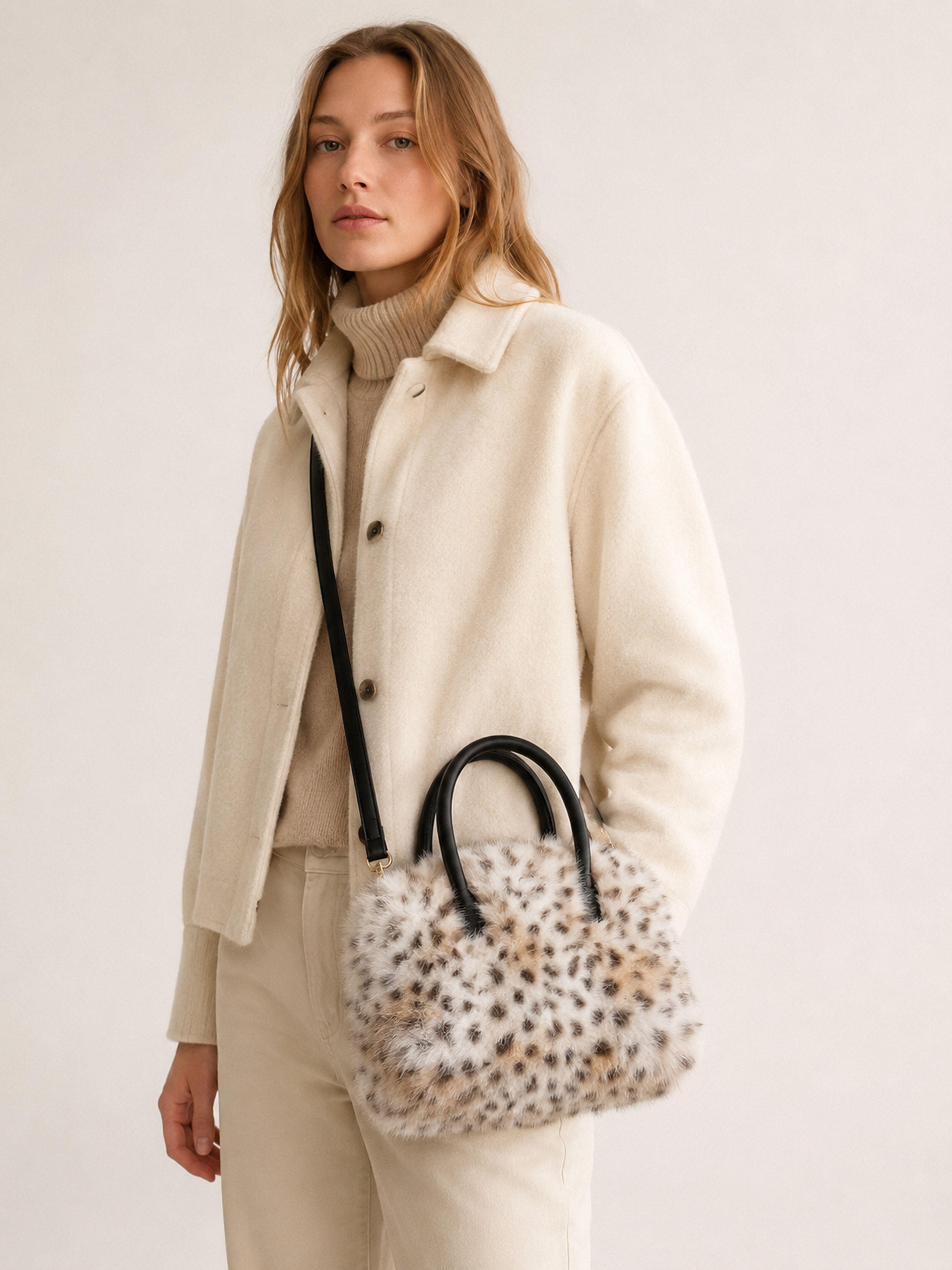 COLLEZIONE ALESSANDRO Henkeltasche »Ewok« aus kuschelweichem Material