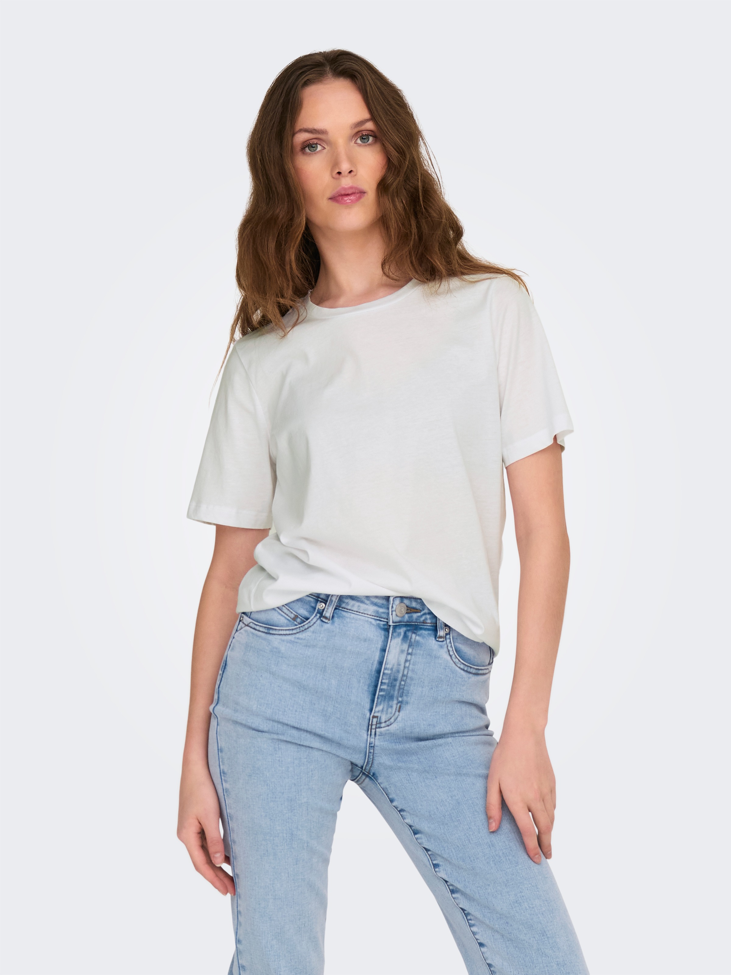 ONLY Kurzarmshirt "ONLONLY – Doppelpack T-Shirts für Alltag und Freizeit", günstig online kaufen