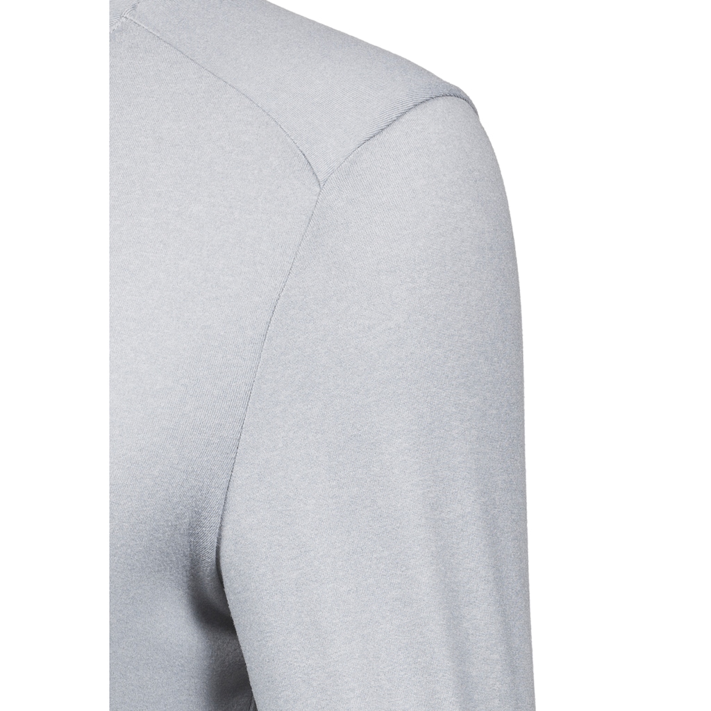 Damenmode Shirts & Sweatshirts ENDURANCE Langarmshirt »Kusina«, mit nachhaltigem Recycling-Polyester hellgrau-meliert