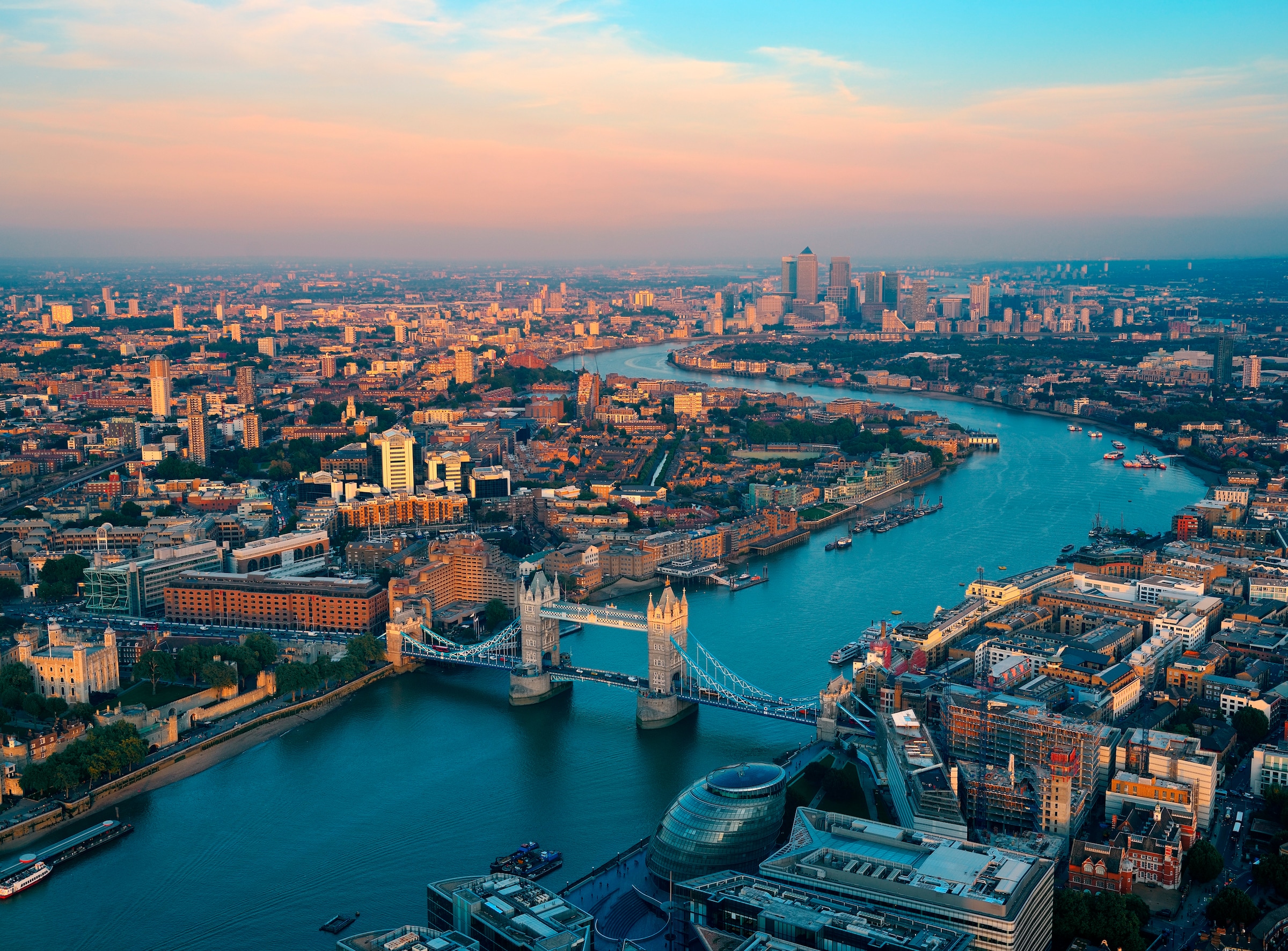 Papermoon Fototapete "London Skyline" glatt