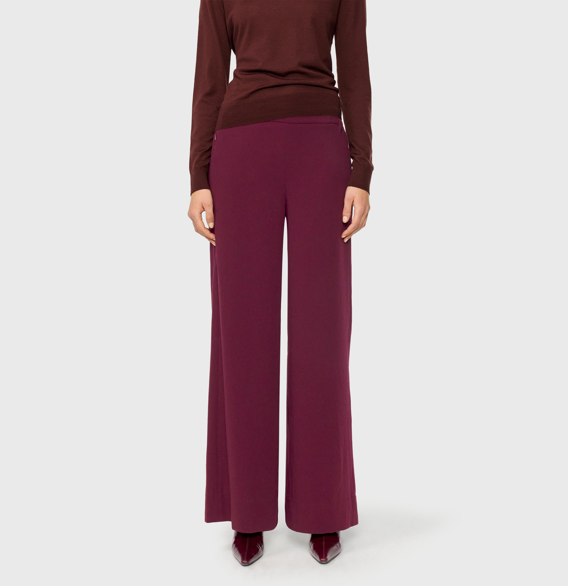 MAC Stretch-Hose "CORALIE" Seitliche Eingrifftaschen mit Reißverschluss