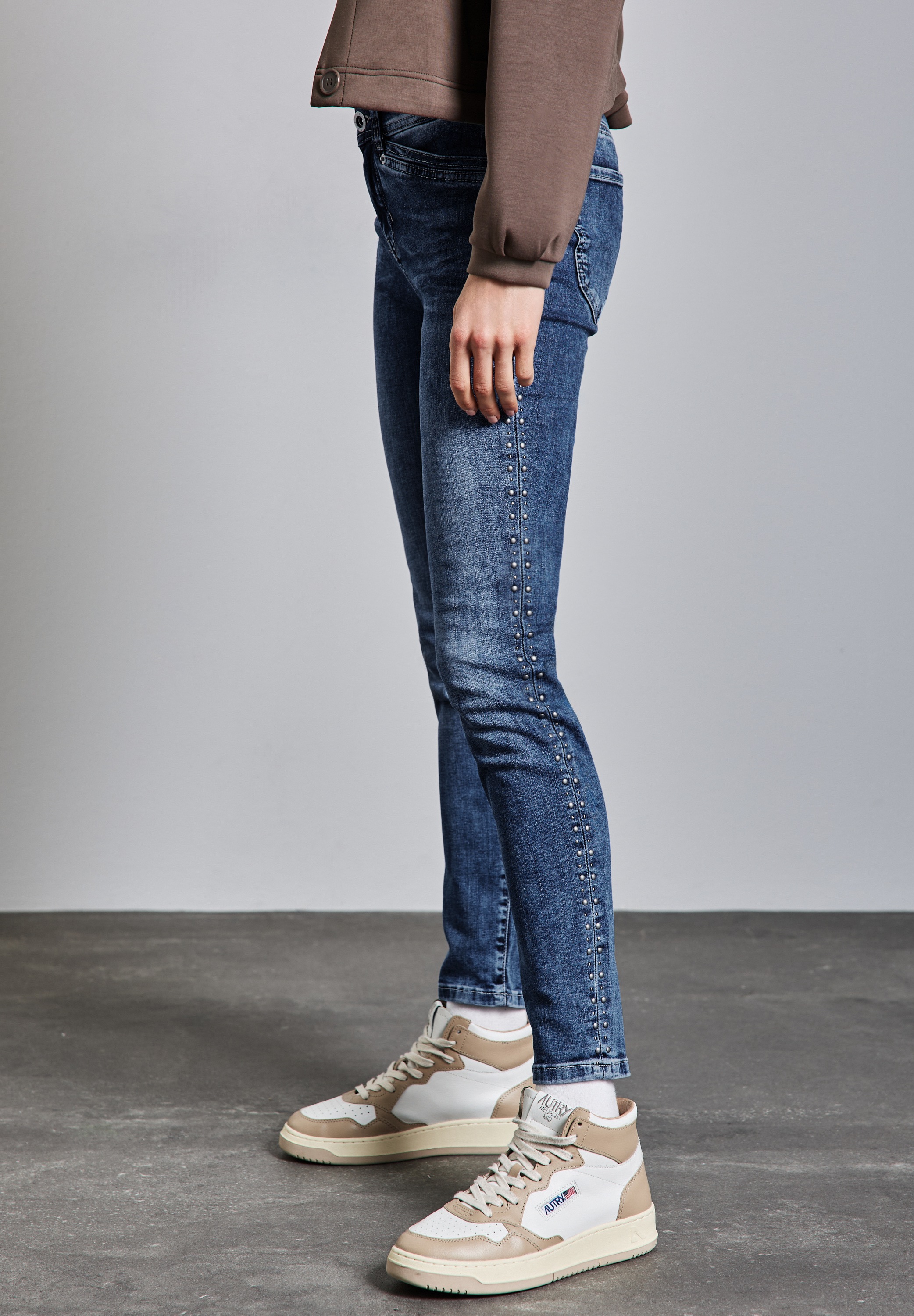 STREET ONE Slim-fit-Jeans, Middle Waist