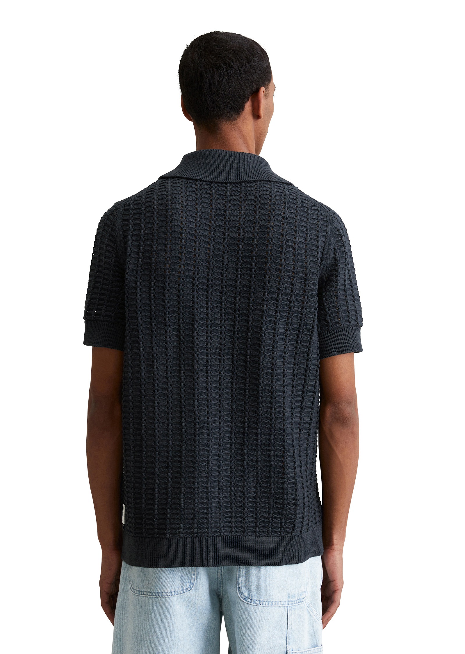 Marc O'Polo DENIM Poloshirt »aus reiner Bio-Baumwolle«