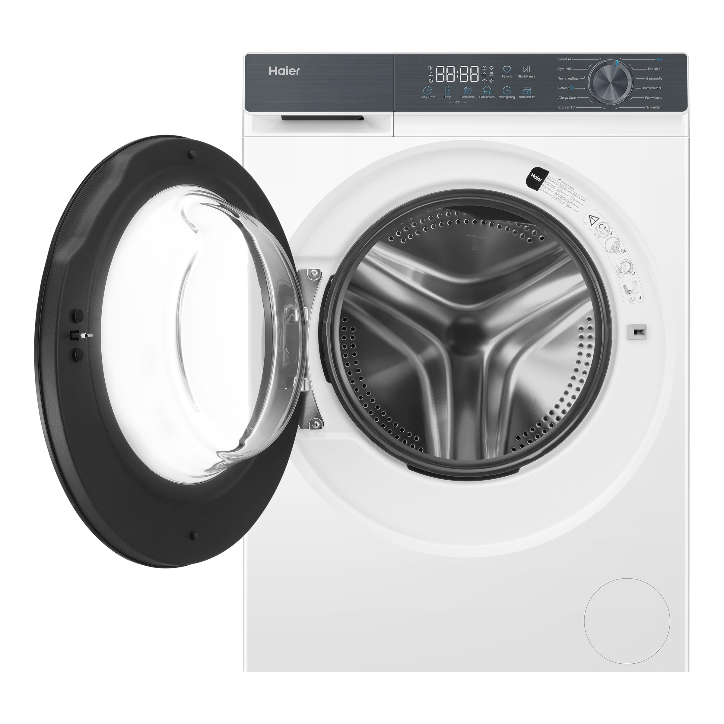 Haier Waschmaschine »HW80-BP1426637T« 8 kg 1400 U/min Smart AI Automatikprogramm
