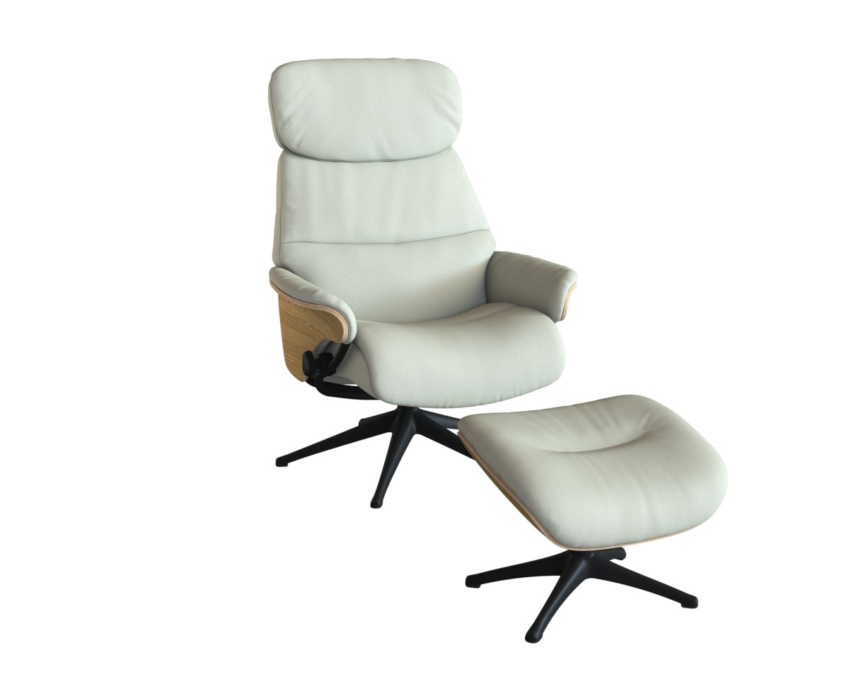 FLEXLUX Relaxsessel "Aarhus, Gepolsterter Funktionssessel, Skandinavisch de günstig online kaufen