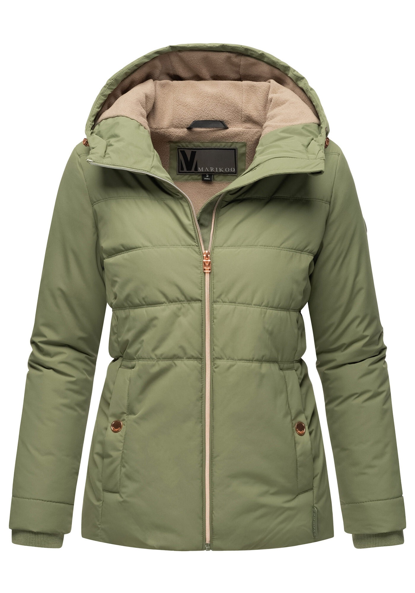 Marikoo Steppjacke »Alemee«, Mit warmen Fleecestoff im Inneren