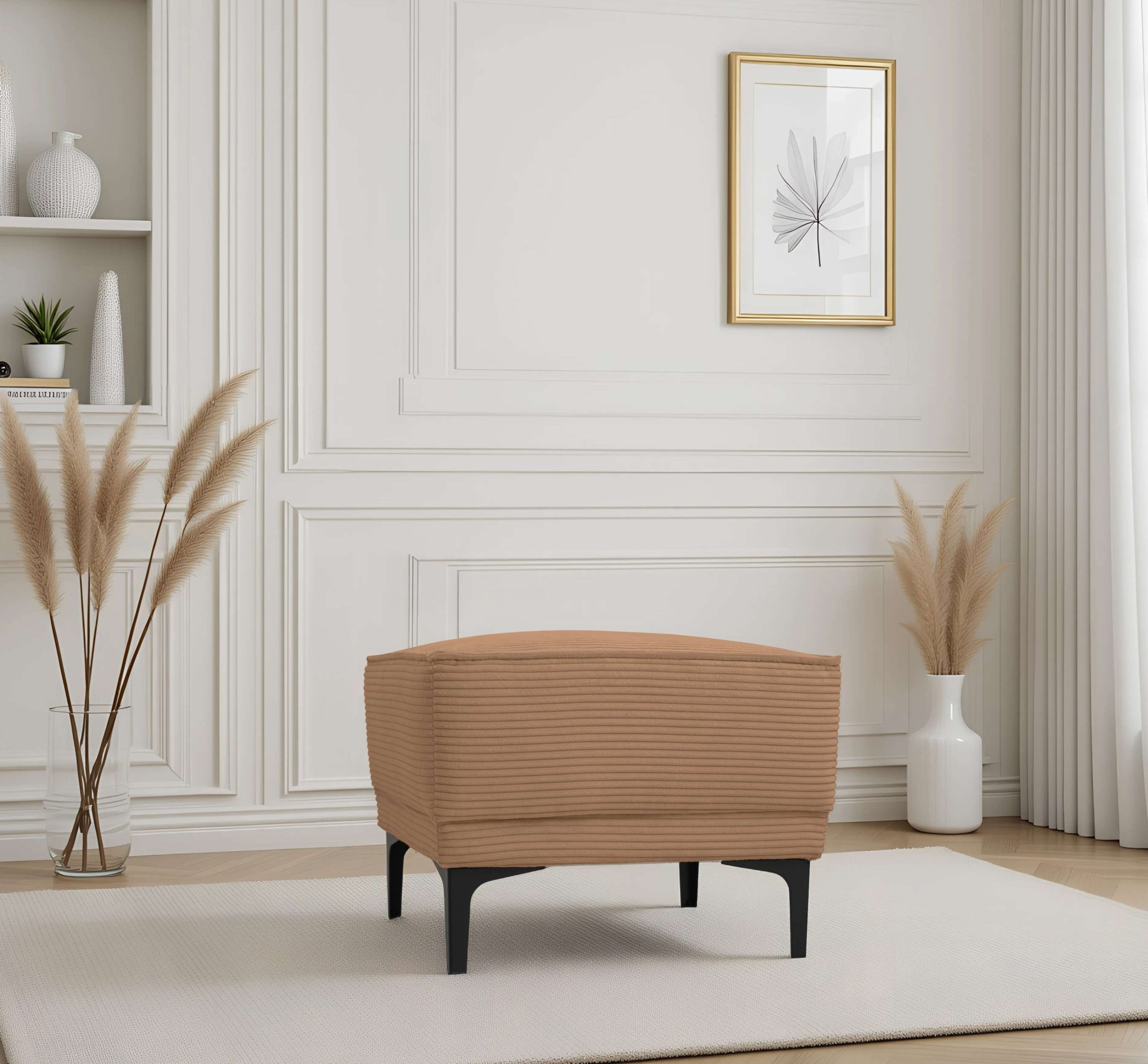 OTTO home Hocker "Oland Cord Polsterhocker" passend zur Serie OLAND