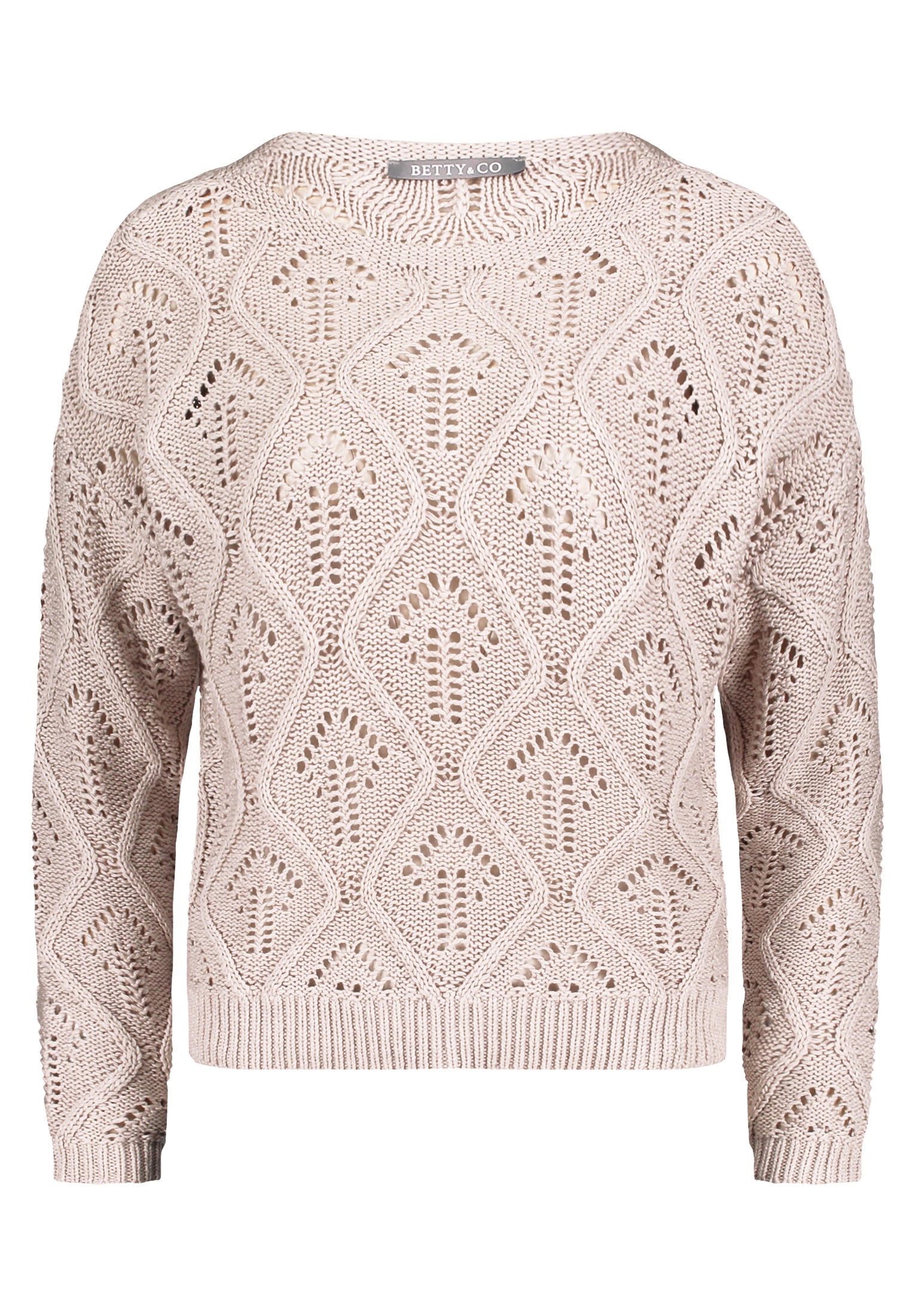 Betty&Co Strickpullover "Betty & Co Lochstrick-Pullover mit Strickdetails", günstig online kaufen