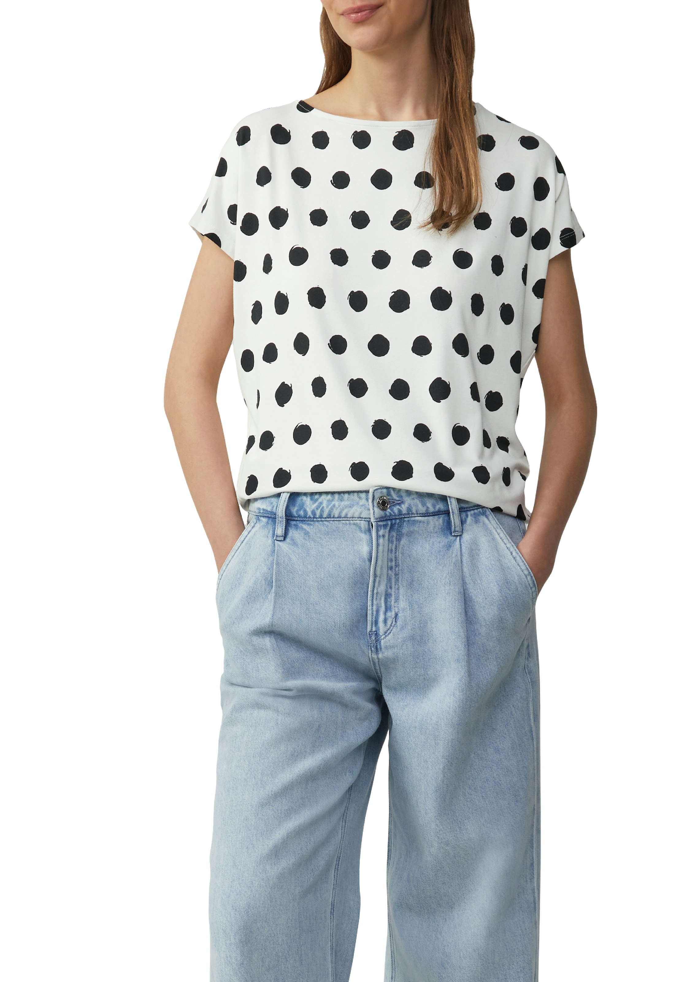 s.Oliver T-Shirt, mit All-Over Print günstig online kaufen