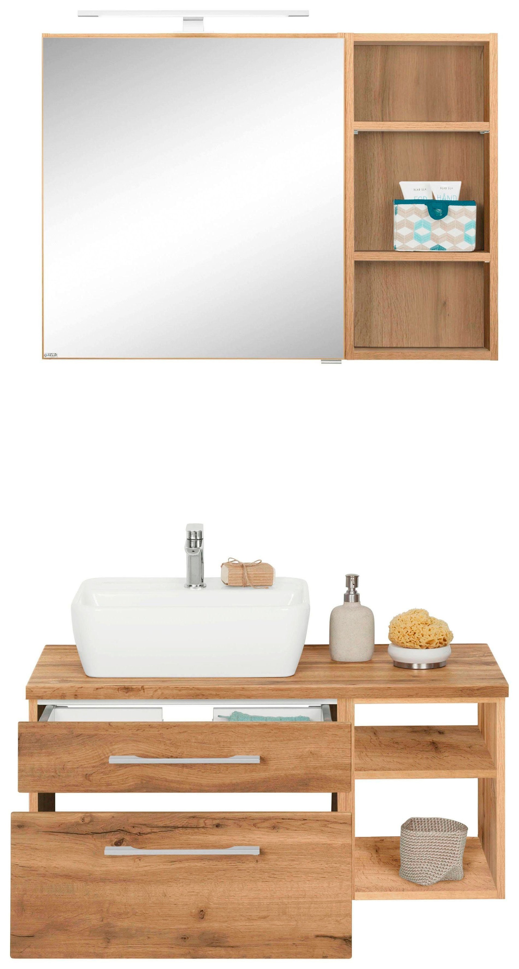 welltime Badmöbel-Set "Davos" 3 Stk. tlg. günstig online kaufen