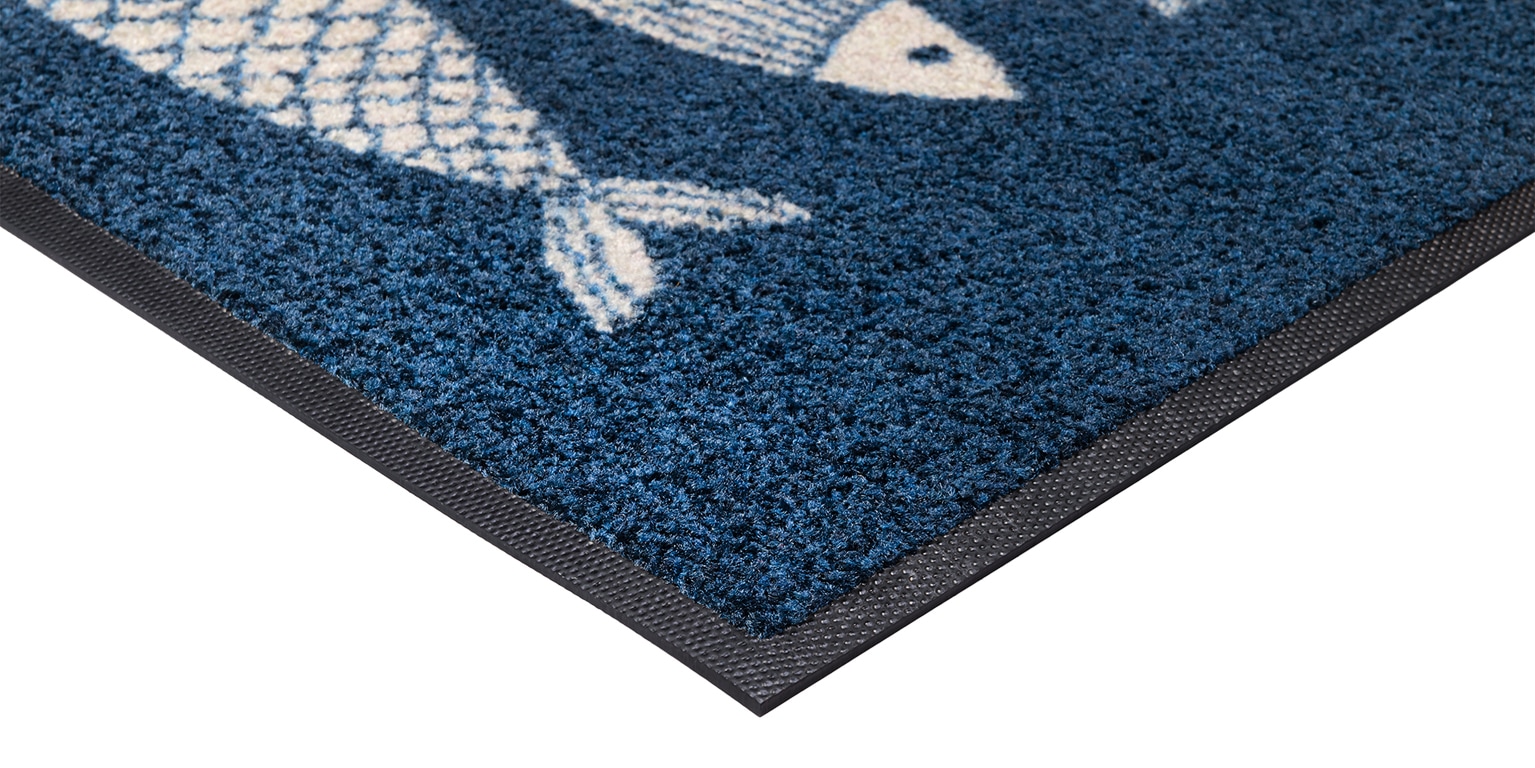 wash+dry by Kleen-Tex Fußmatte »Fish Tango«, rechteckig, 7 mm Höhe