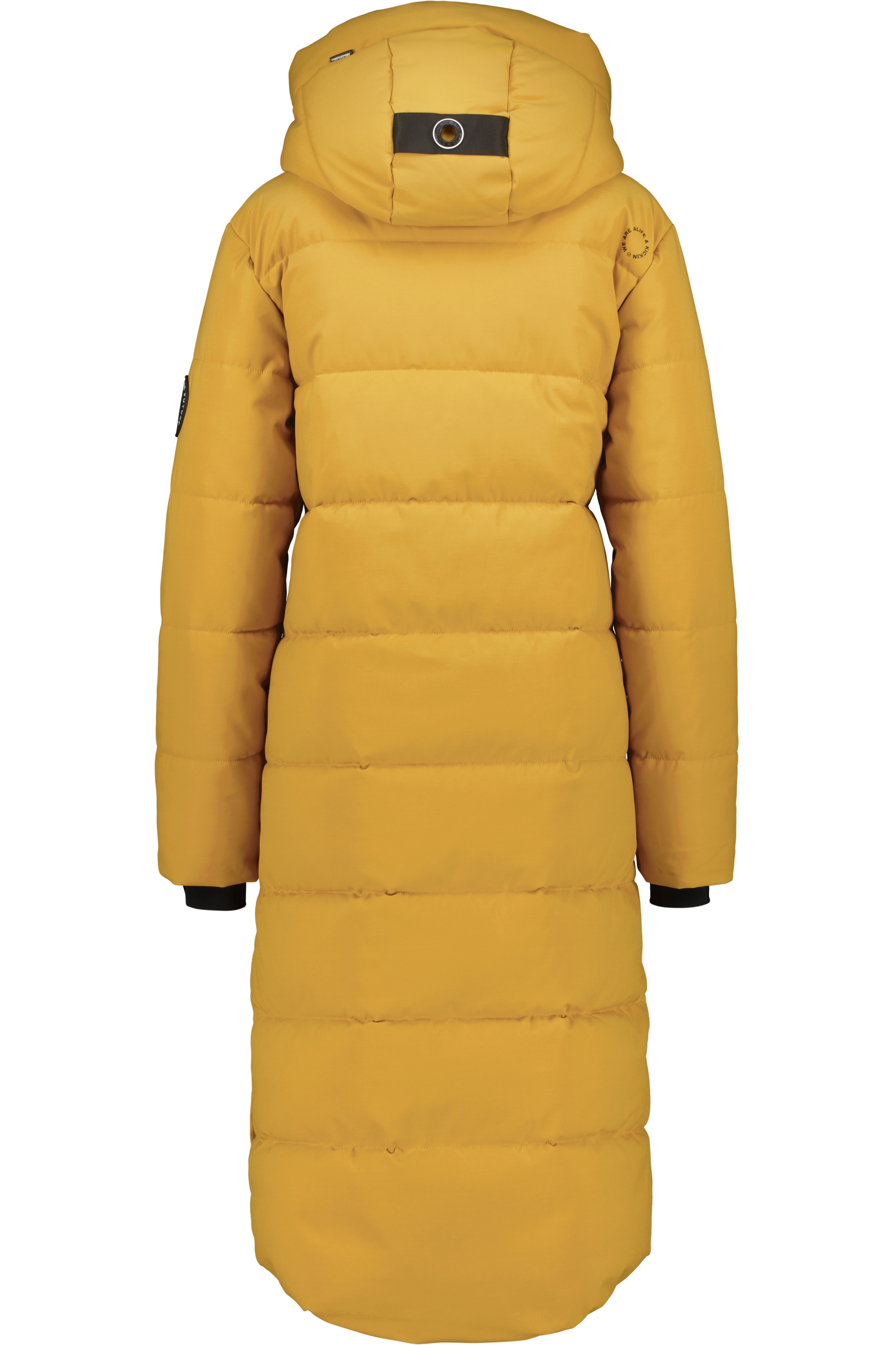 Alife & Kickin Steppjacke »Damen KatiaAK A«, mit Kapuze, Langer Wintermantel mit großer Kapuze und regulierbarer Beinfreiheit