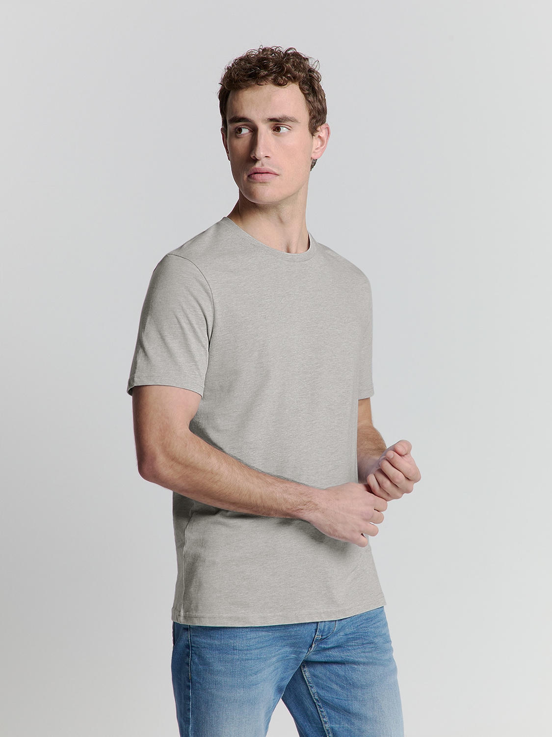 NO EXCESS T-Shirt »No Excess T-Shirt mit Rundhalsausschnitt«