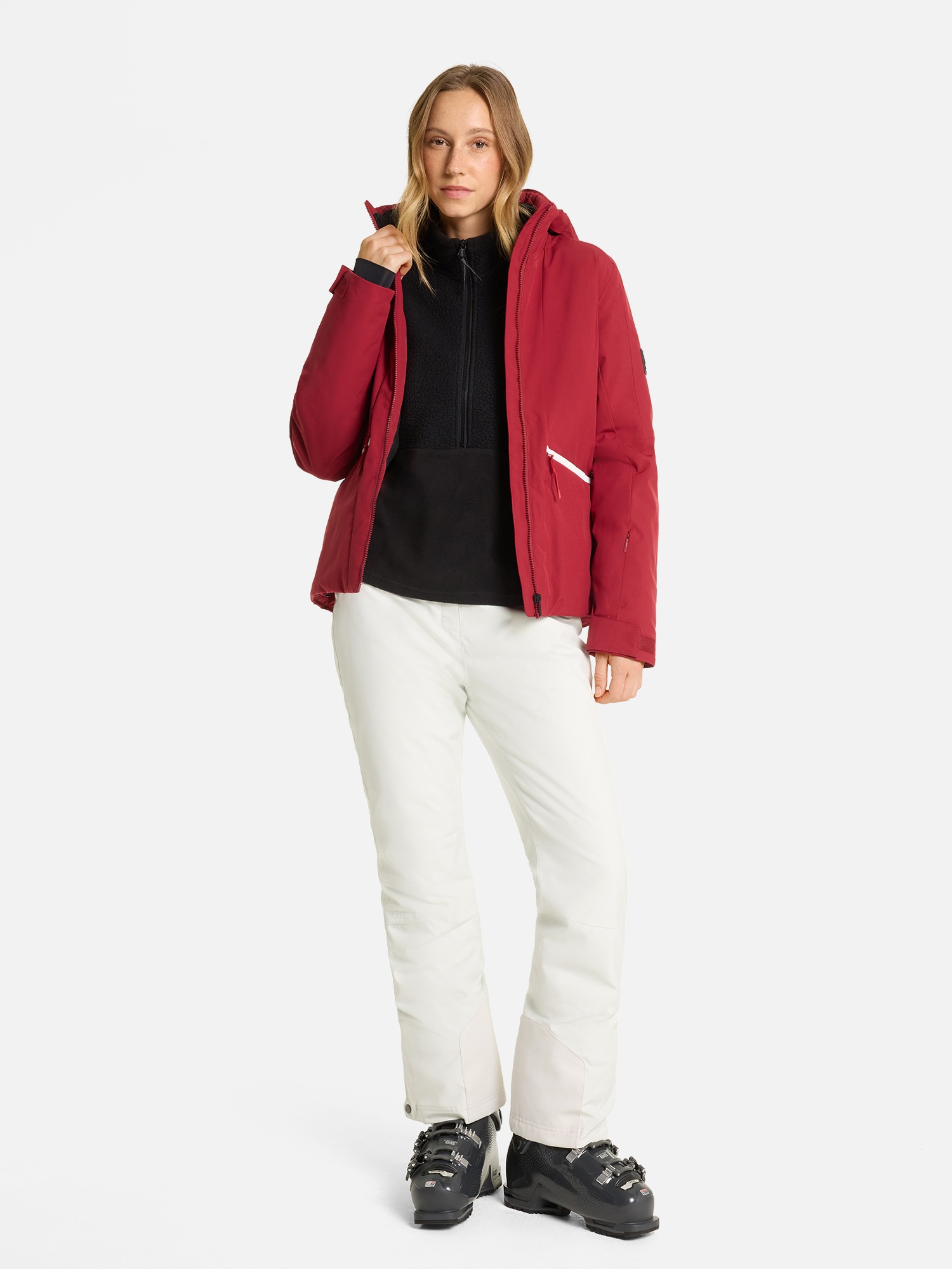 Ziener Fleecepullover »JANKA-Z DAMEN«, Teddyfleece, warm, elastisch

