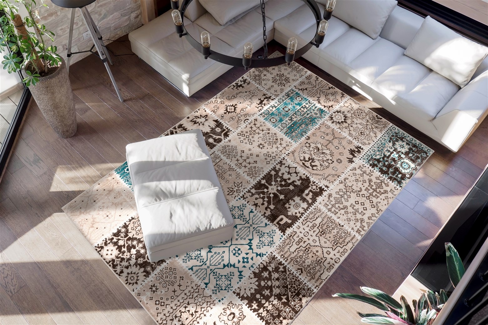 me gusta Teppich »Ariya 425«, rechteckig, 6 mm Höhe, Flachflor, gekettelt, Wohnzimmer