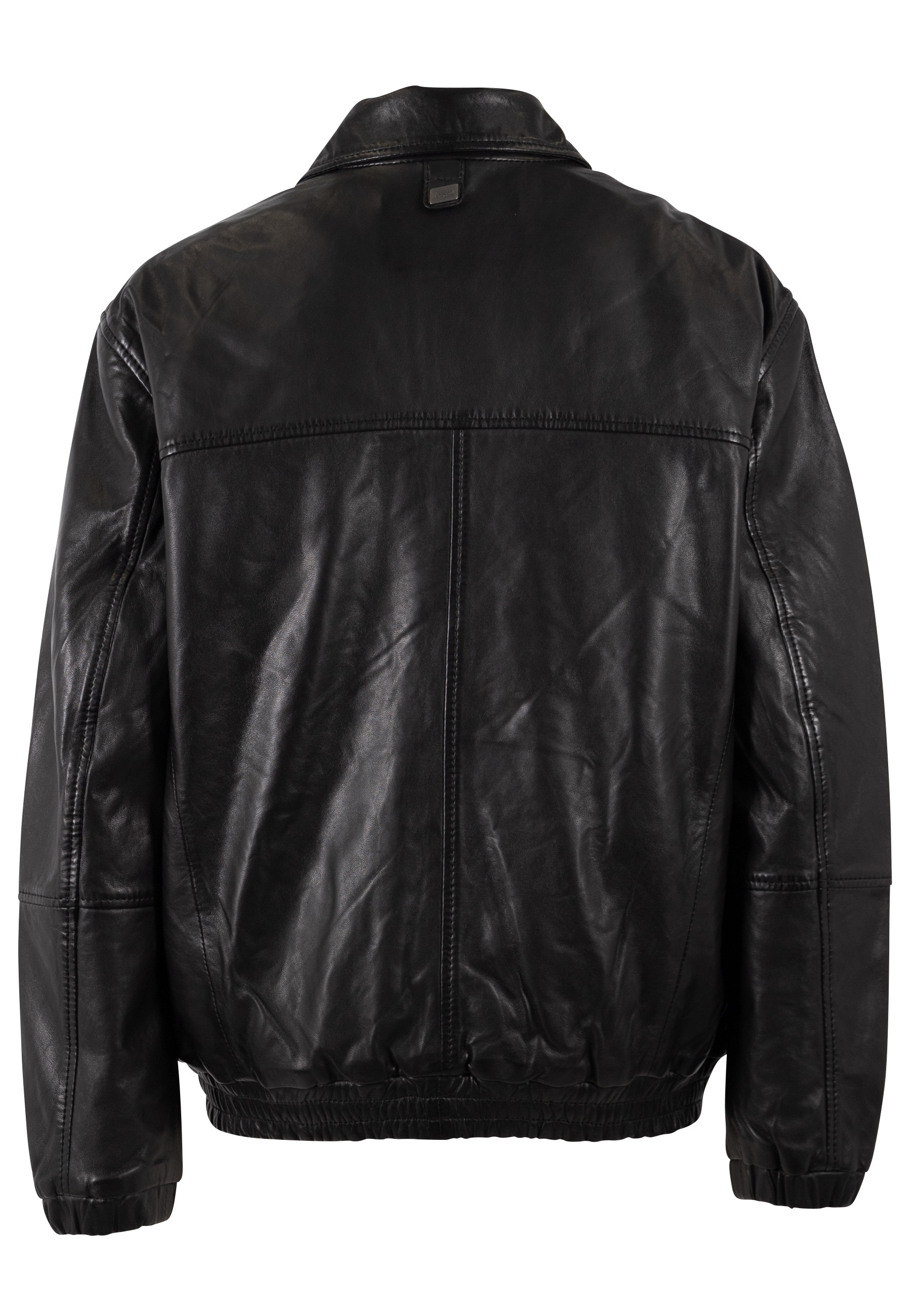 Mauritius Lederjacke »MWAveline OS« mit Umlegekragen, Oversize Fit