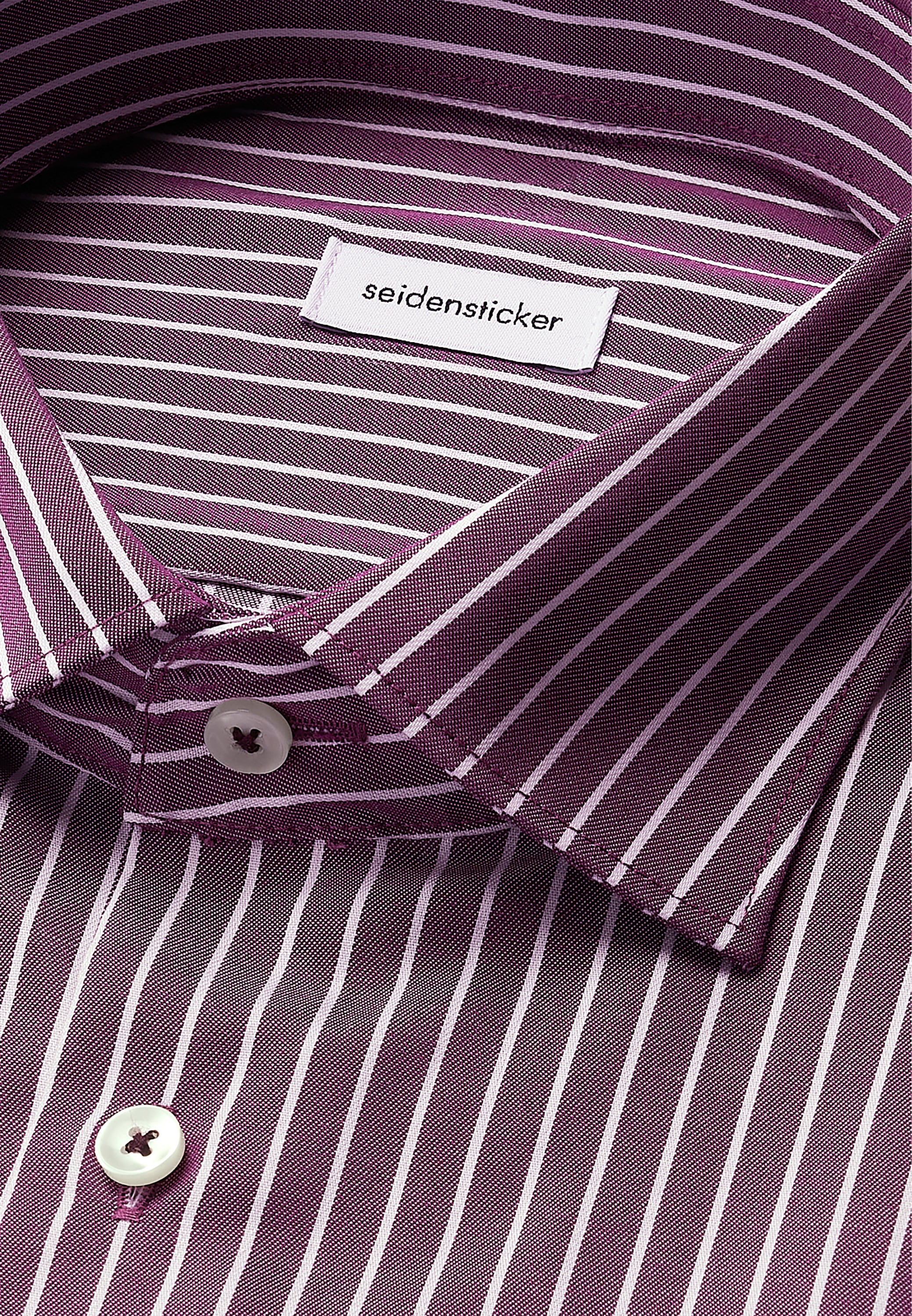 seidensticker Businesshemd »Schwarze Rose«, Regular 1/1 Kentkragen Gestreift