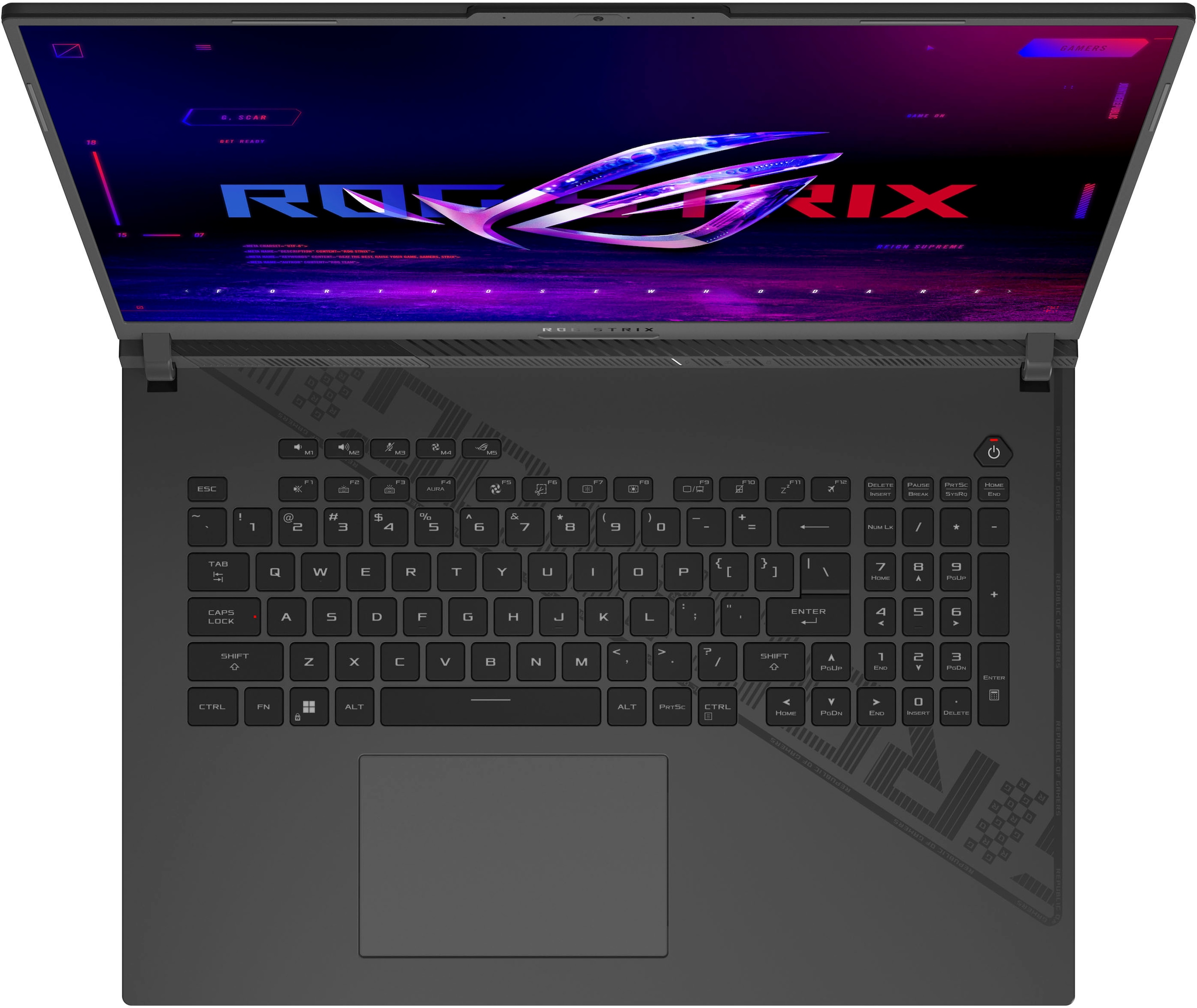 Asus Gaming-Notebook »ROG Strix G814JU-N5084W«, 45,7 cm, / 18 Zoll, Intel, Core i7, GeForce RTX 4050, 1000 GB SSD