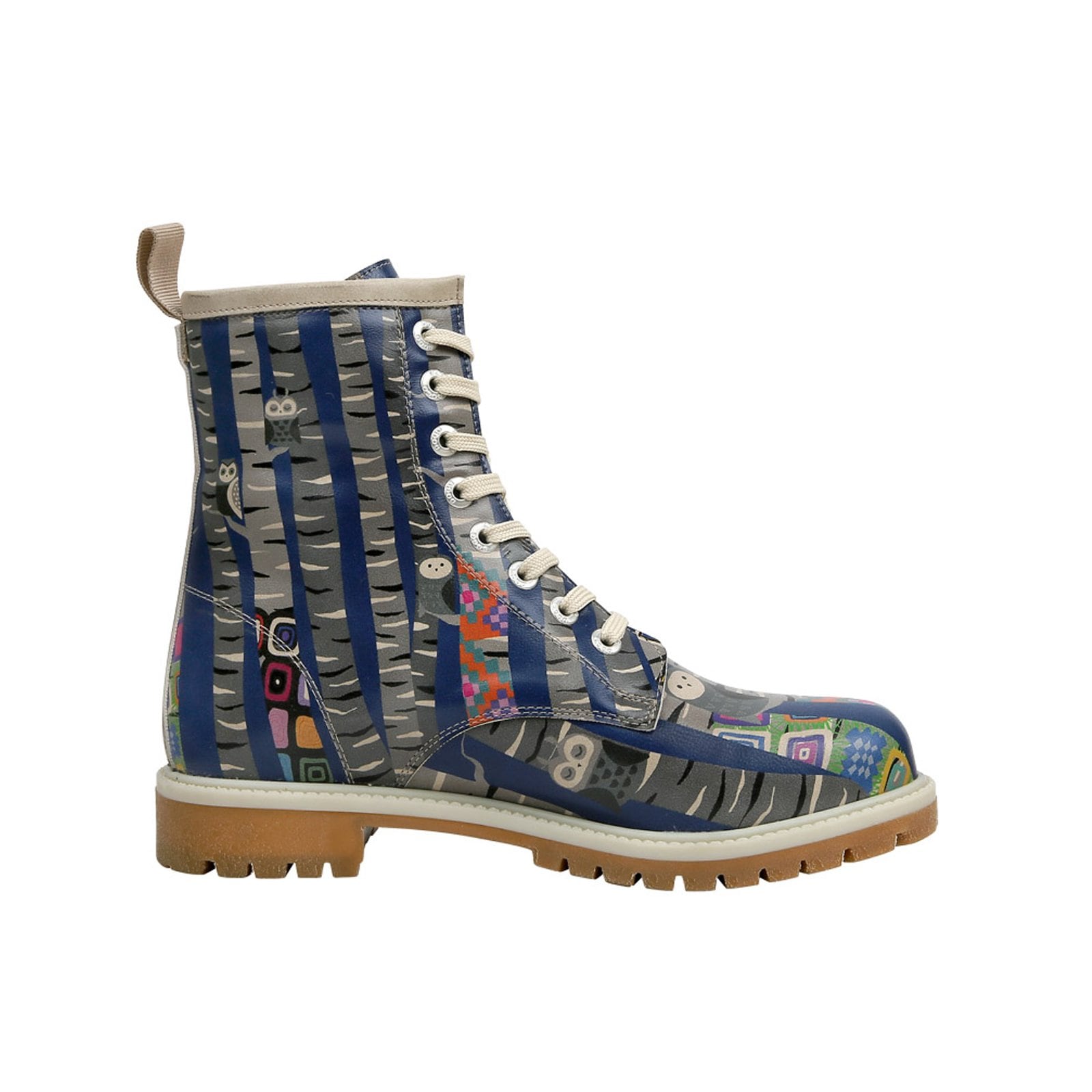 DOGO Schnürboots »Damen Boots Owl Gang Vegan Damen Boots / female«, Vegan