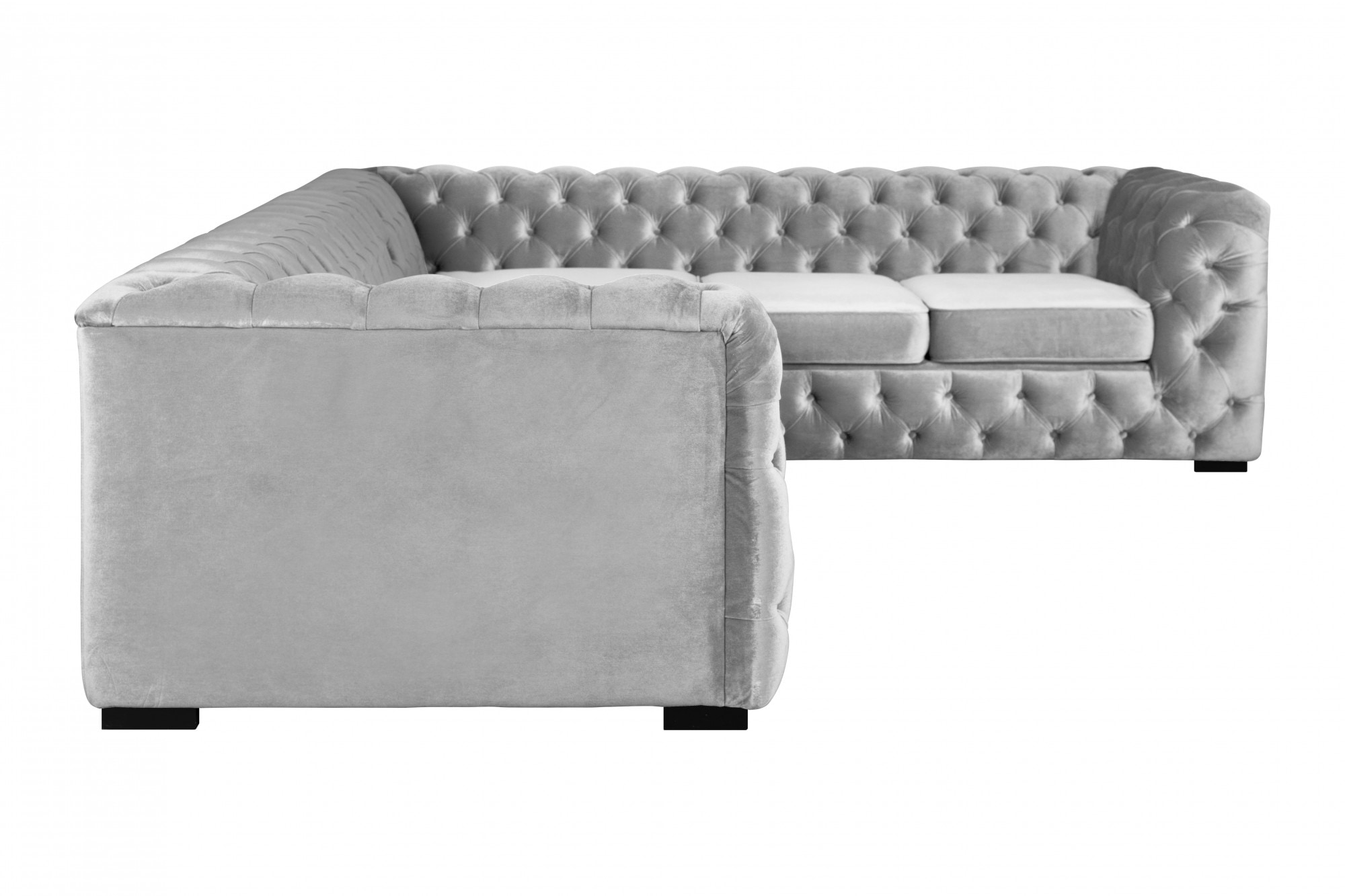 Guido Maria Kretschmer Home&Living Chesterfield-Sofa »KALINA L-Form«, hochwertig Chesterfield-Ausführung