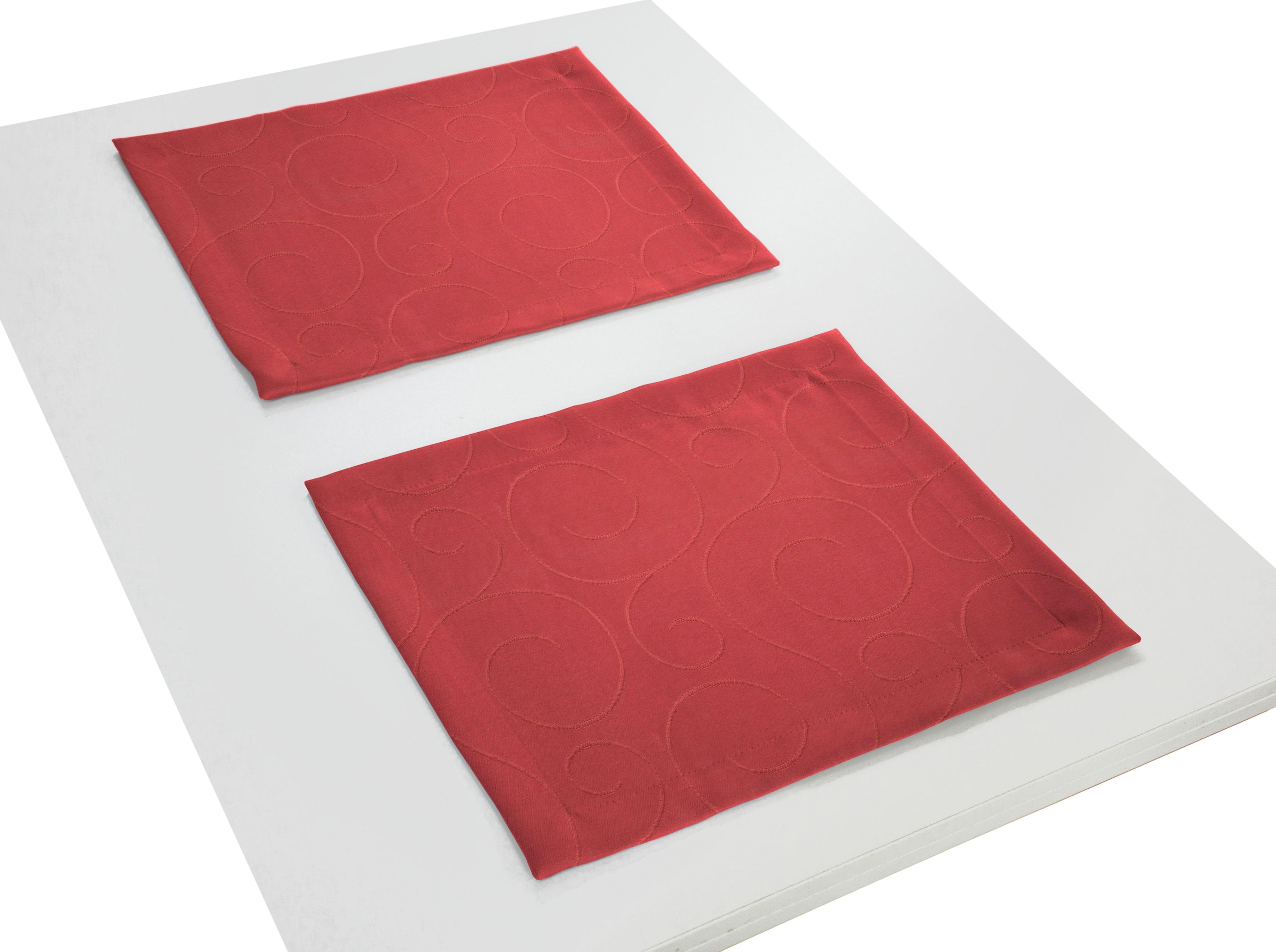 Rote Tischsets online kaufen ▷ Platzsets Rot | BAUR