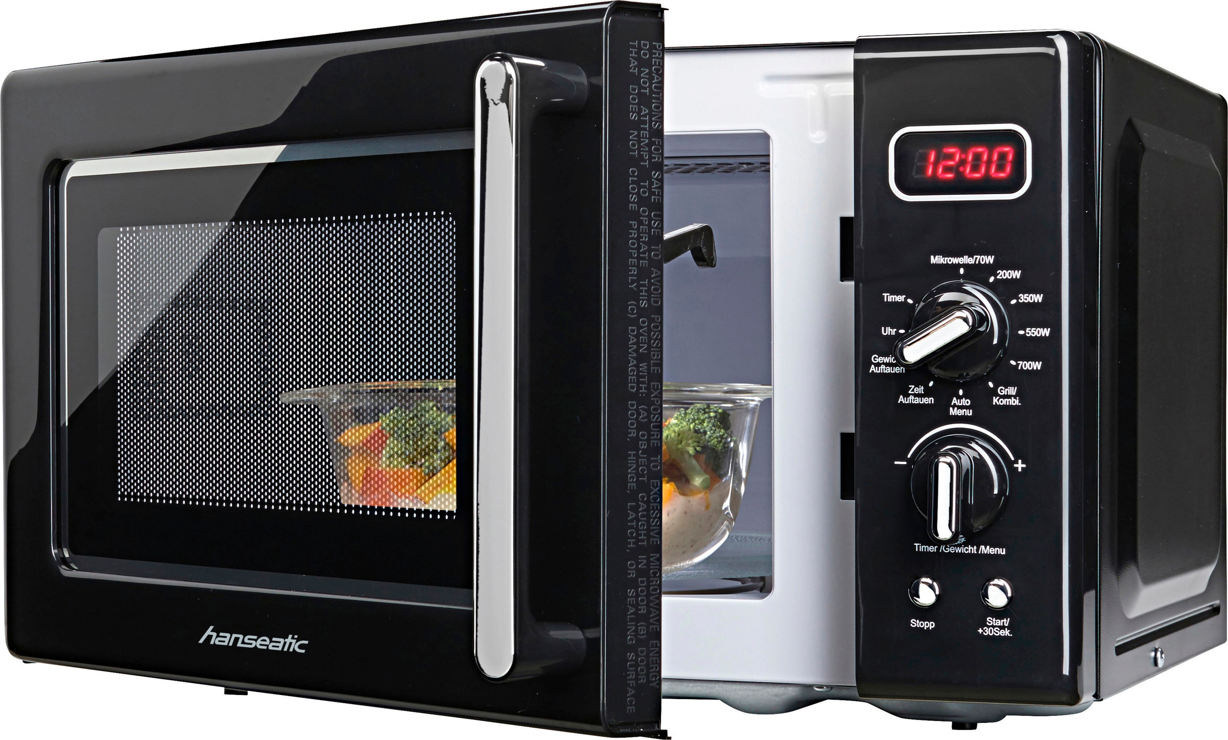 Hanseatic Mikrowelle "AG720CE6-PM" Grill  Mikrowelle inkl. 3 Jahre Herstellergarantie