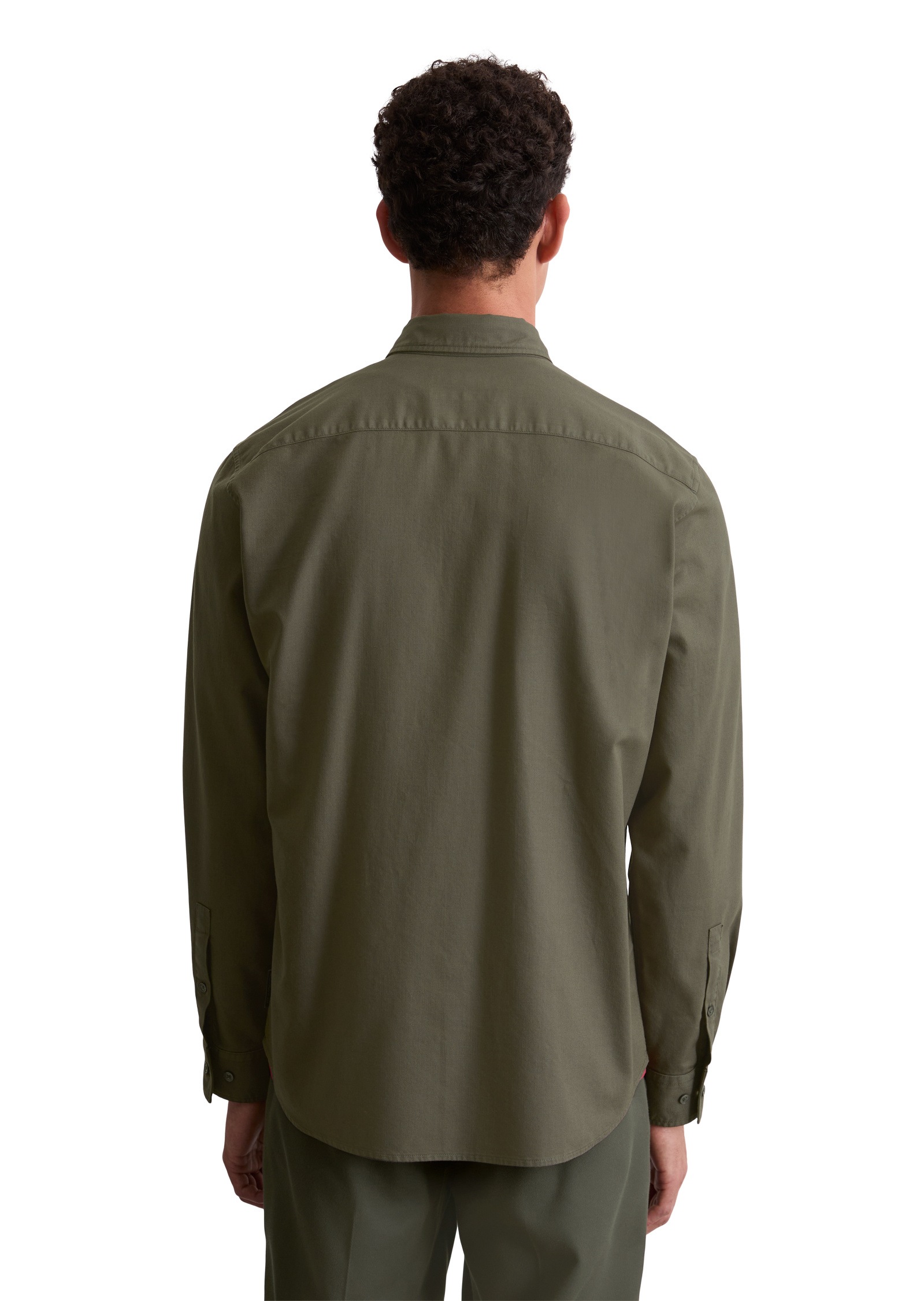 Marc O'Polo Langarmhemd »aus Bio-Baumwolle und TENCEL™ Lyocell«