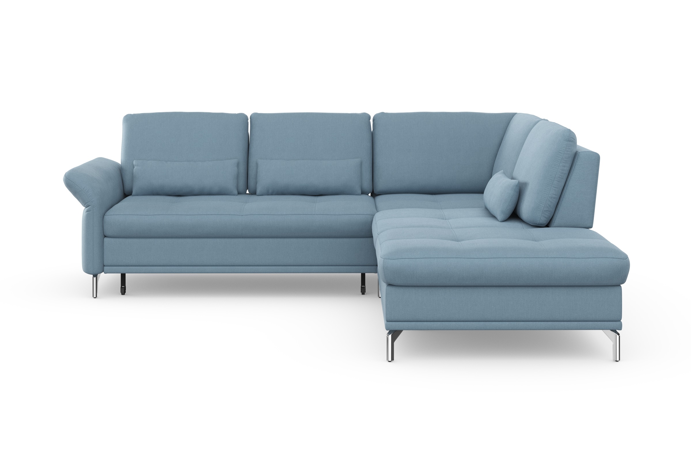 Home affaire Ecksofa "Palm Beach L-Form" Federkern, mit Sitztiefenverstellu günstig online kaufen